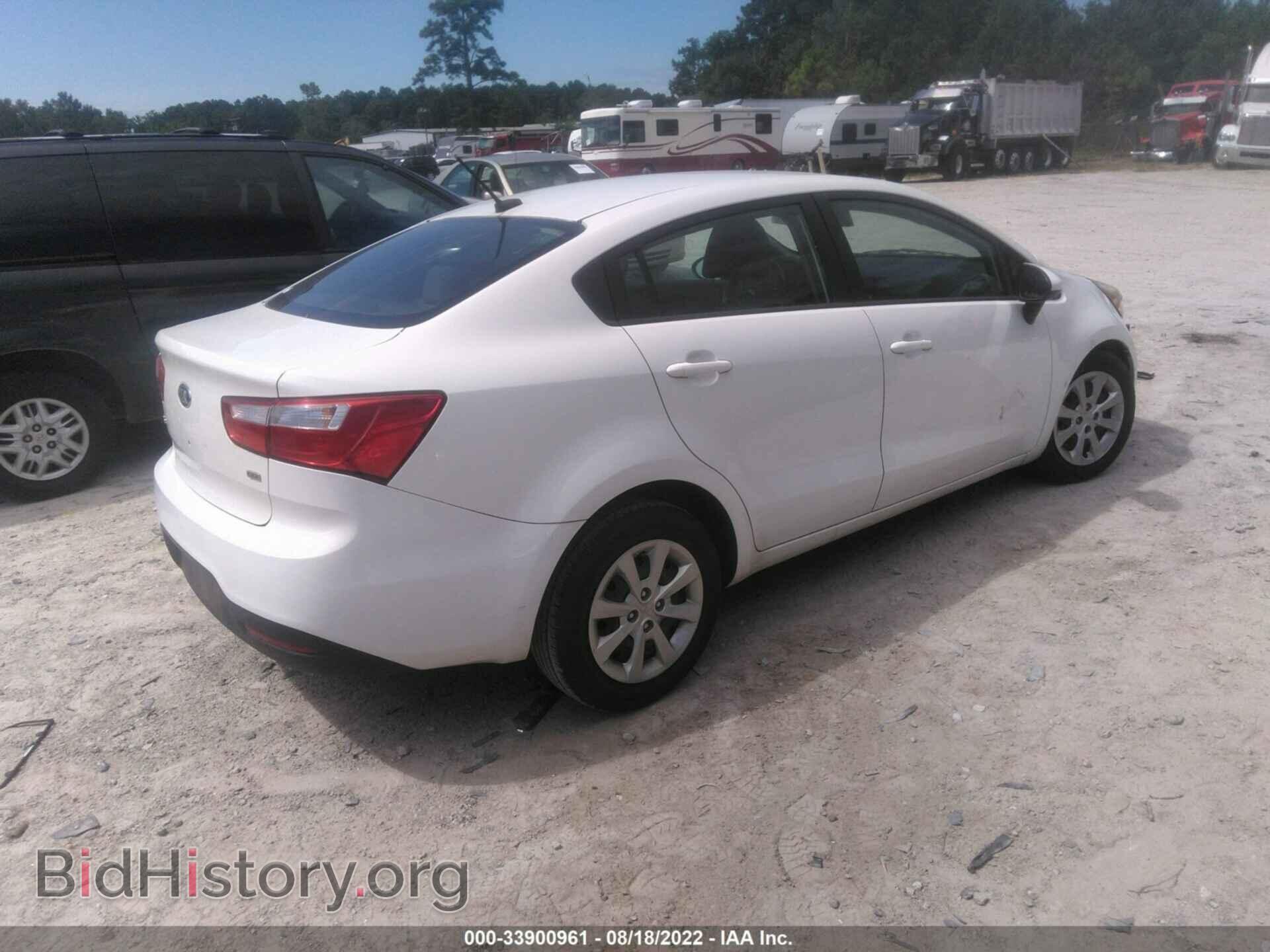 2013 KIA RIO - VIN: KNADM4A31D6171653 - Фото 4