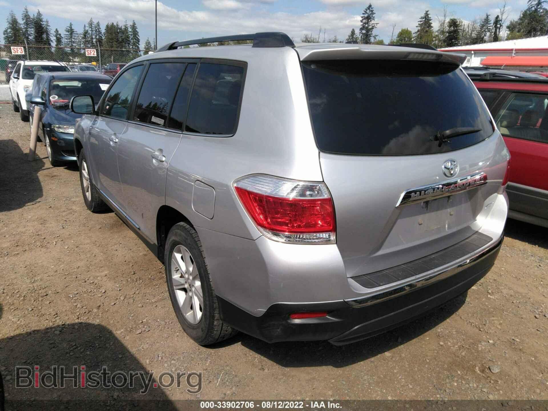 2012 TOYOTA HIGHLANDER - VIN: 5TDBK3EH2CS172485 - Фото 3