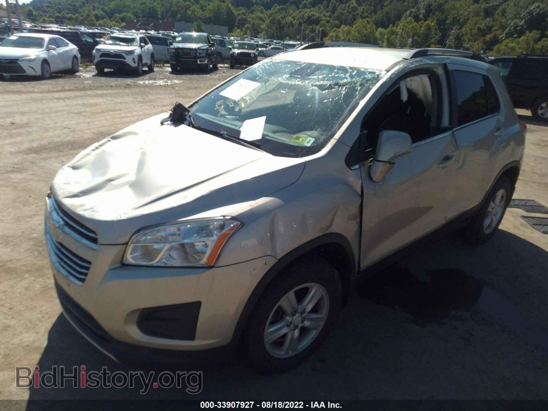 2016 CHEVROLET TRAX - VIN: 3GNCJPSB7GL239938 - Фото 2