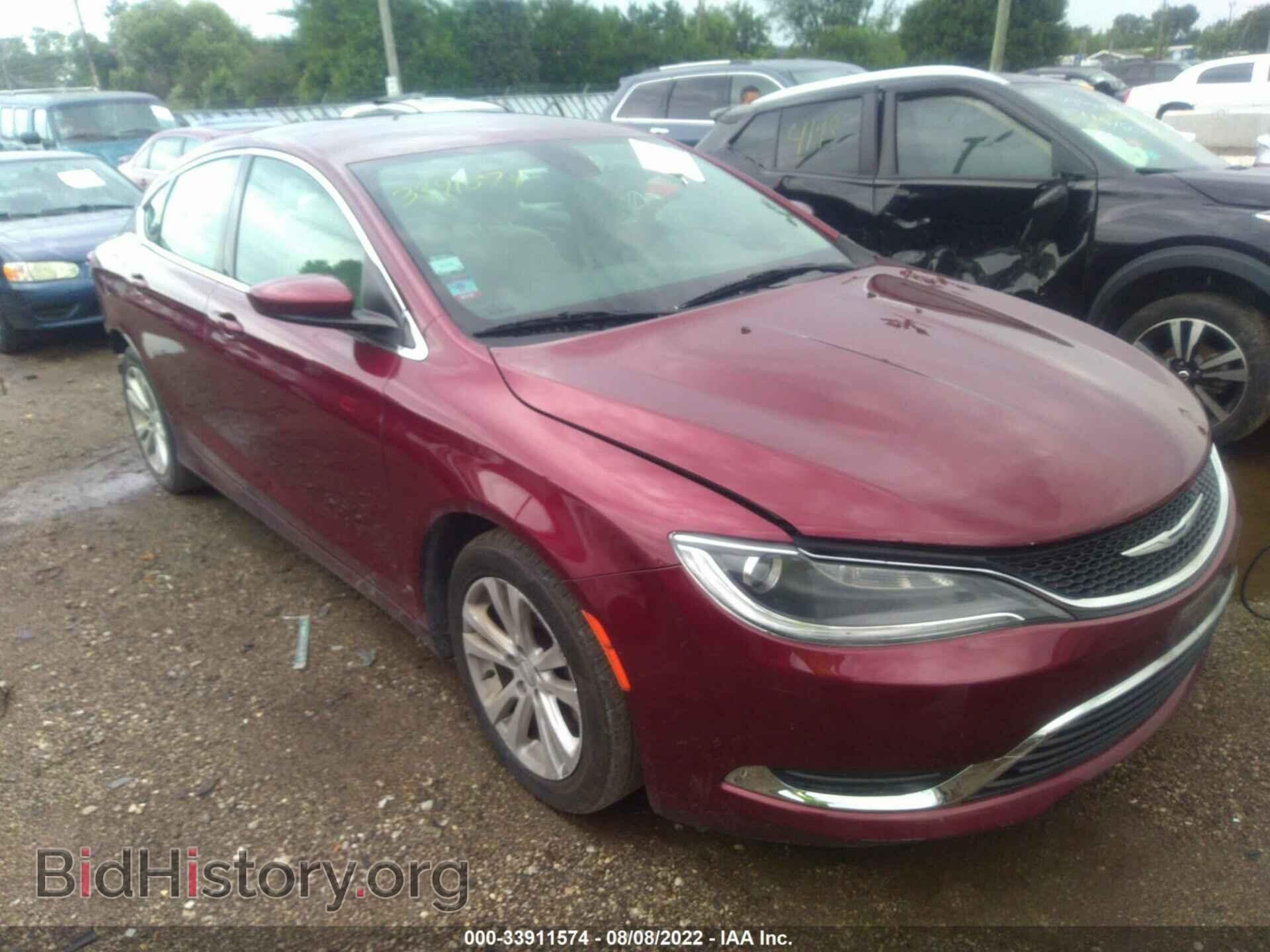 Фотография 1C3CCCAB5FN620655 - CHRYSLER 200 2015