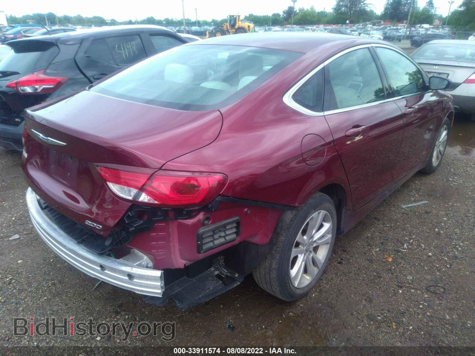 2015 CHRYSLER 200 - VIN: 1C3CCCAB5FN620655 - Фото 4