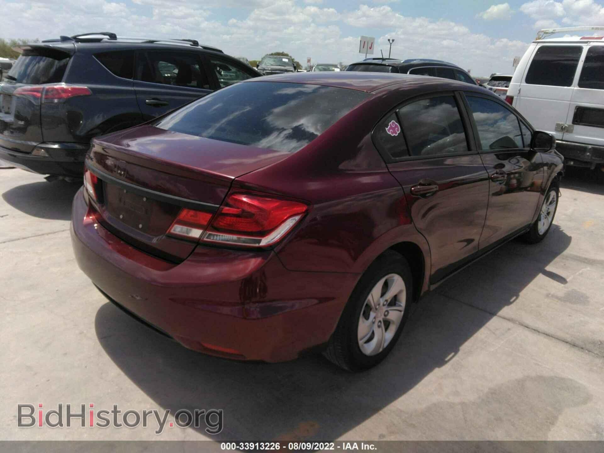 2013 HONDA CIVIC SDN - VIN: 2HGFB2F53DH564697 - Фото 4