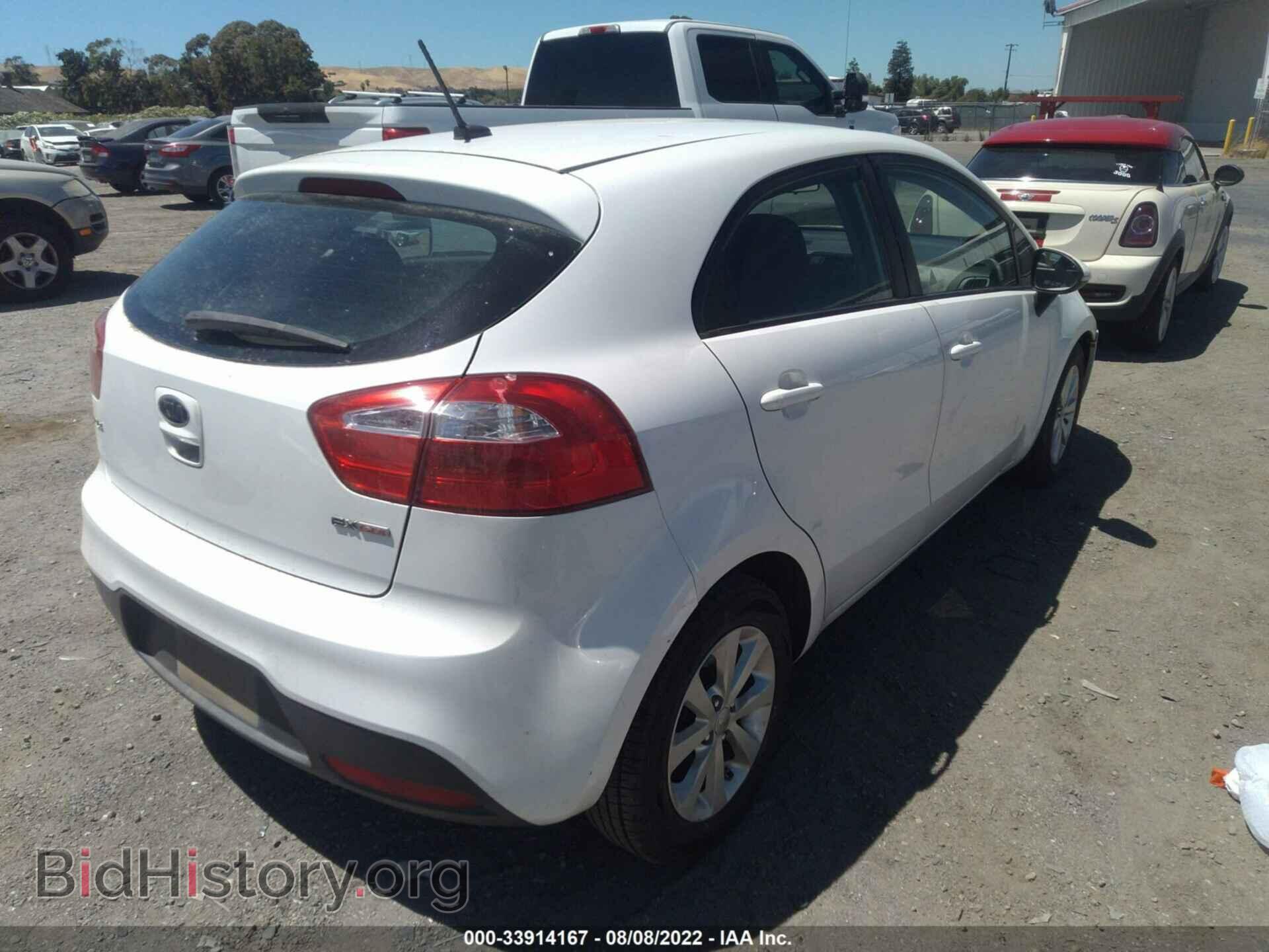 2012 KIA RIO - VIN: KNADN5A35C6029114 - Фото 4