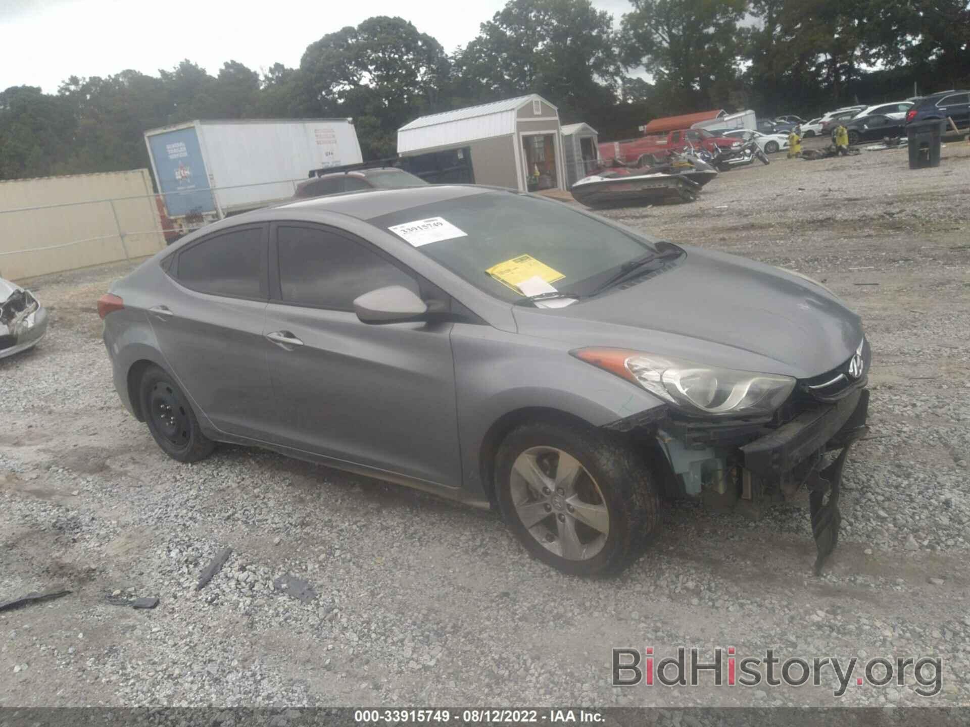 Photo KMHDH4AE3CU402924 - HYUNDAI ELANTRA 2012