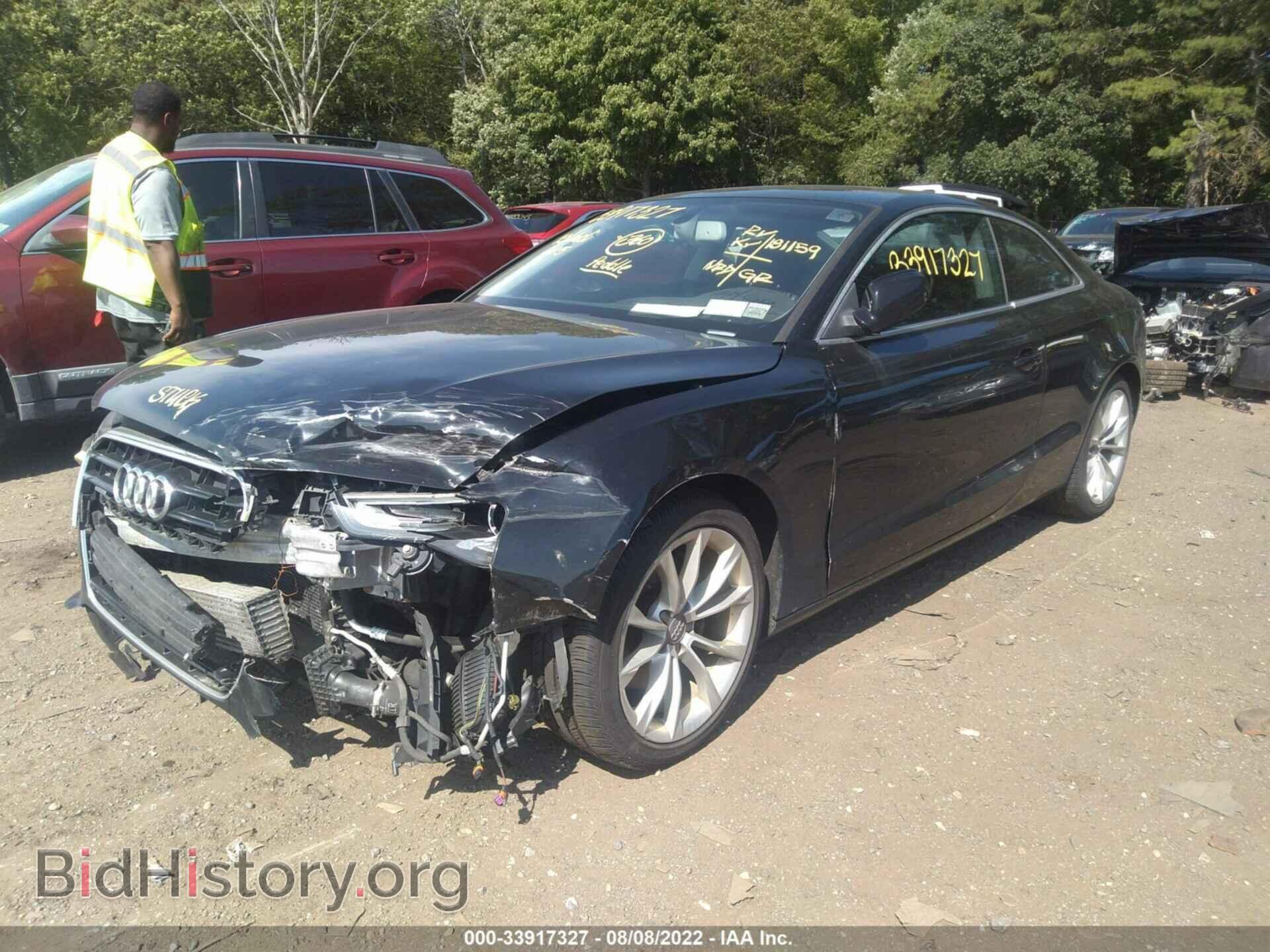 2013 AUDI A5 - VIN: WAULFAFR7DA000632 - Фото 2