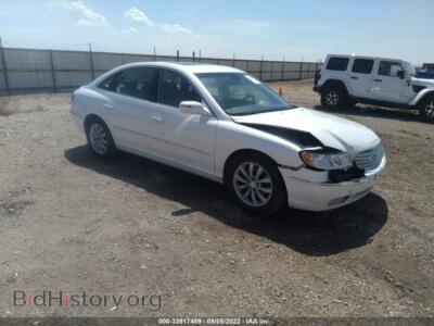 2008 Hyundai AZERA Limited, белый — VIN KMHFC46F28A310818, IAAI
