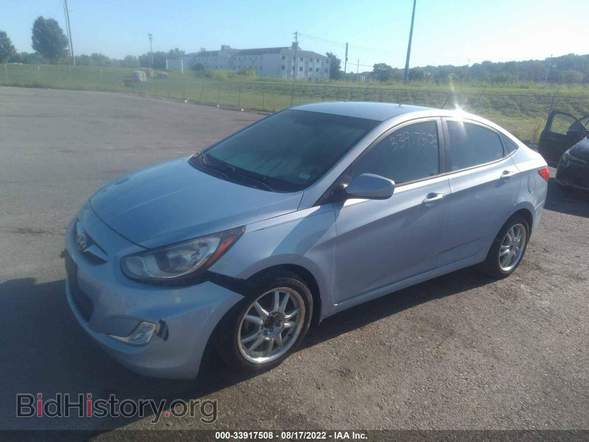 2013 HYUNDAI ACCENT - VIN: KMHCU4AE7DU419394 - Фото 2