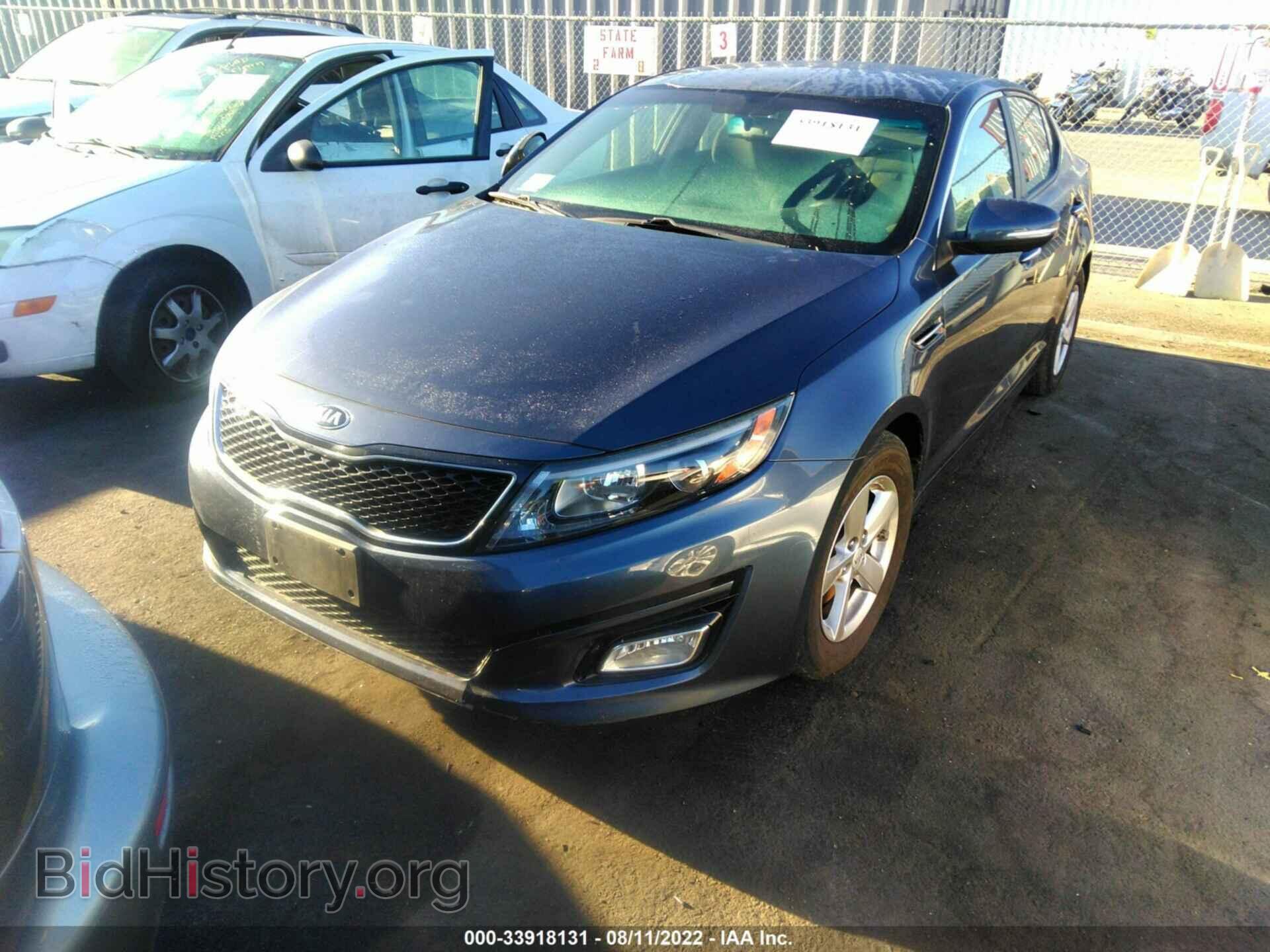 2015 KIA OPTIMA - VIN: 5XXGM4A70FG484054 - Фото 2