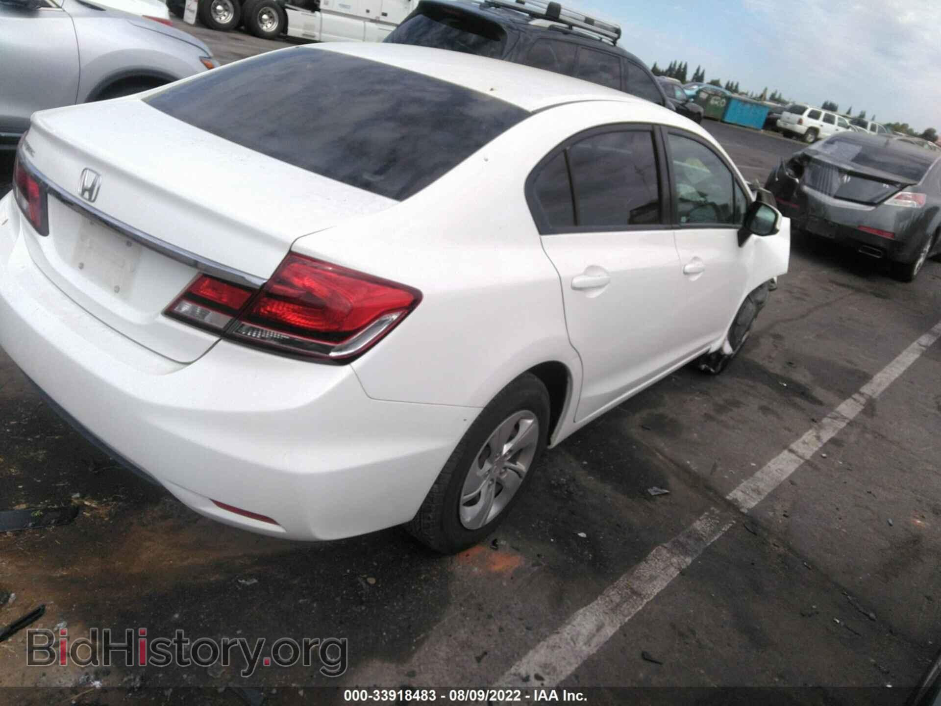 2013 HONDA CIVIC SDN - VIN: 19XFB2F58DE231342 - Фото 4