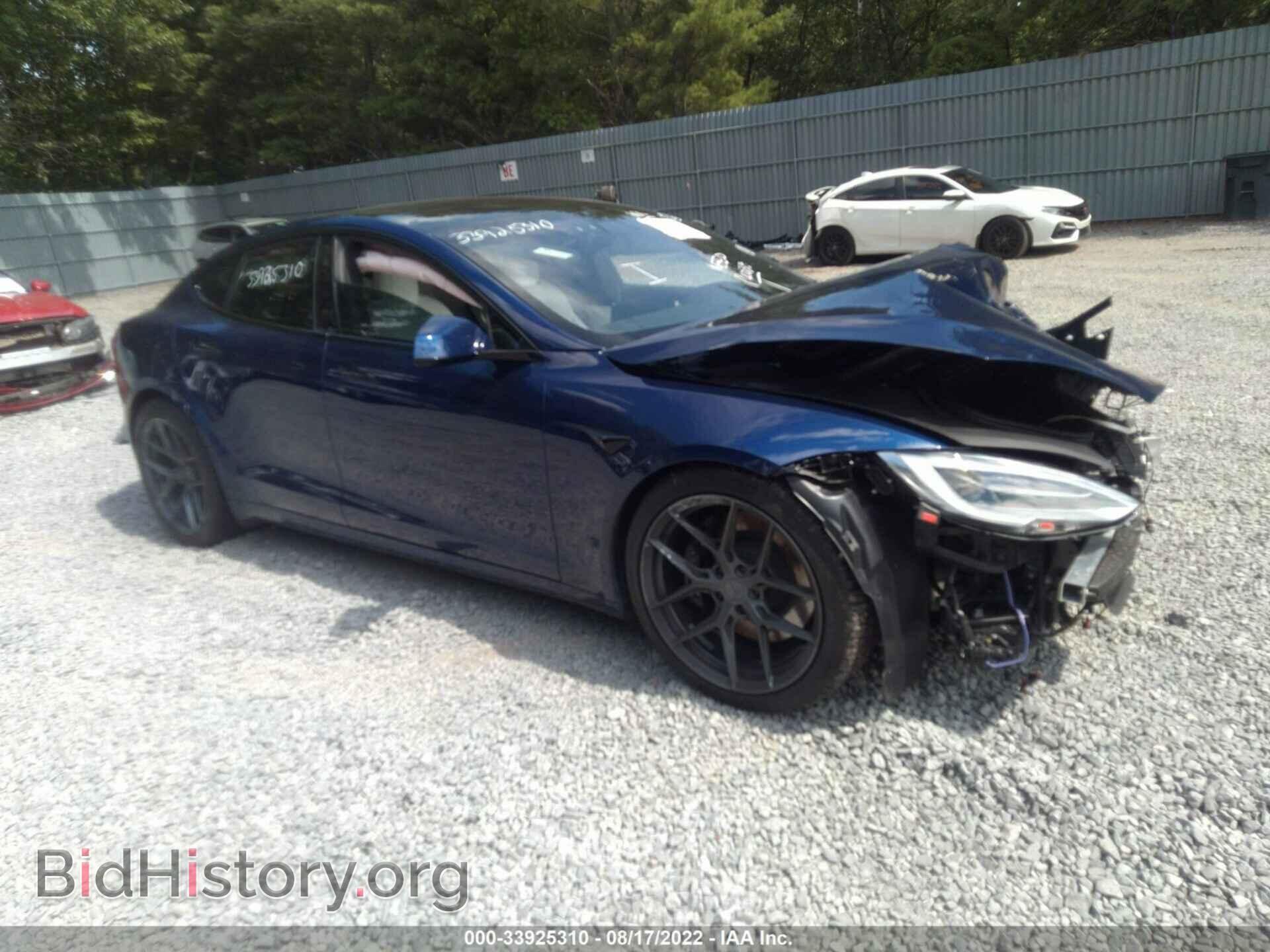 Photo 5YJSA1E69NF460940 - TESLA MODEL S 2022