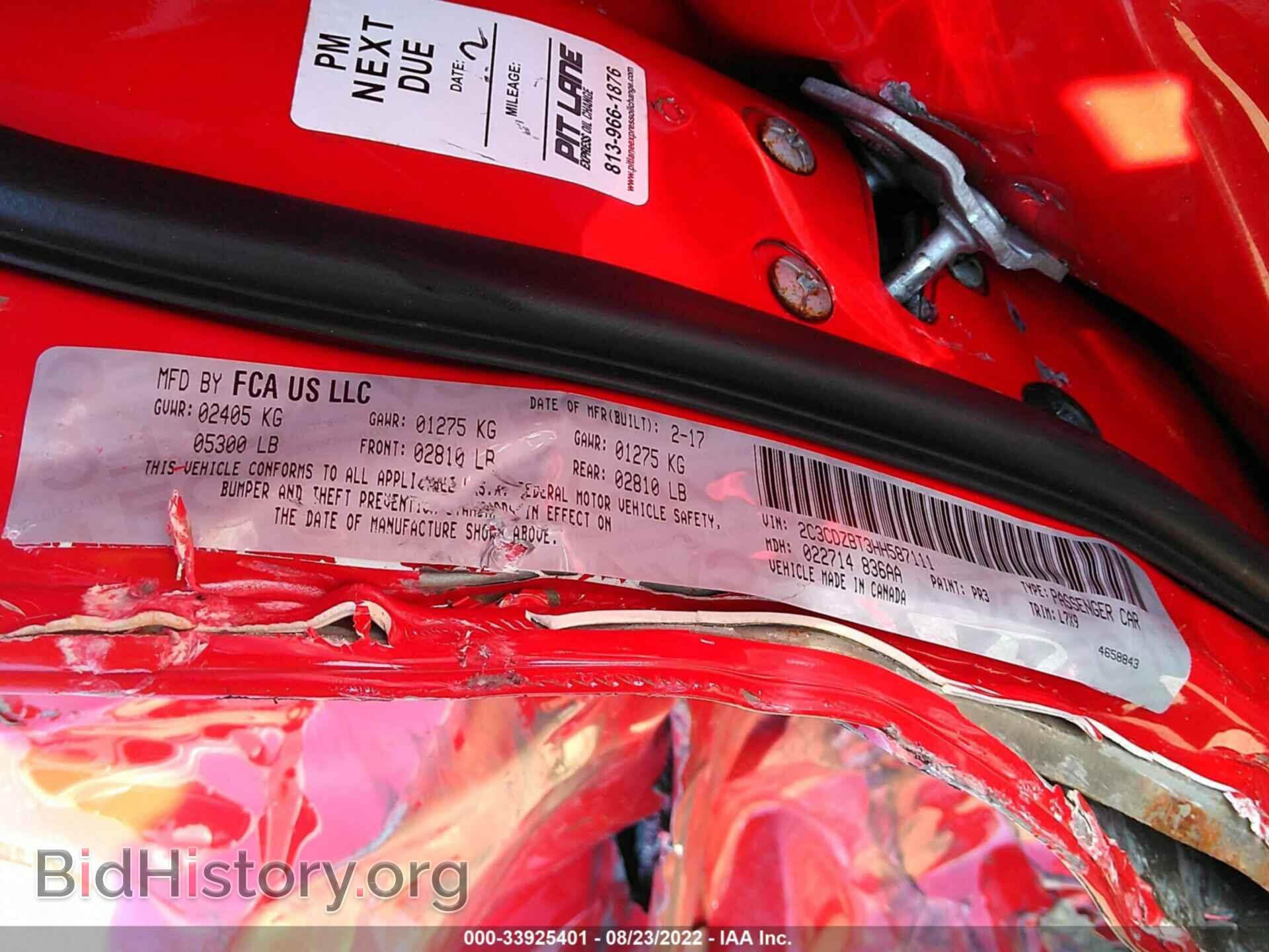 2017 DODGE CHALLENGER - VIN: 2C3CDZBT3HH587111 - Photo 9