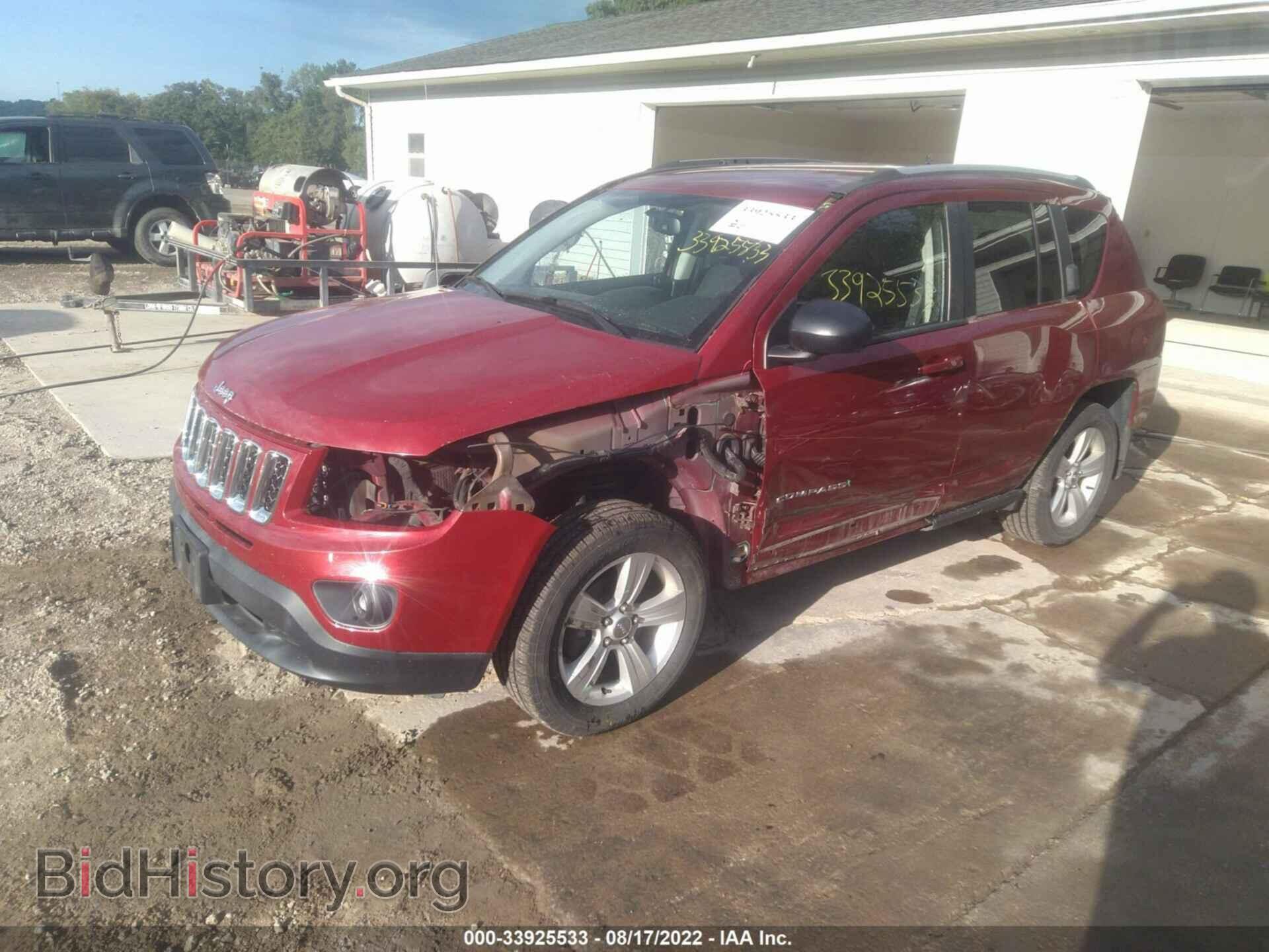 2016 JEEP COMPASS - VIN: 1C4NJDBB9GD551443 - Фото 2