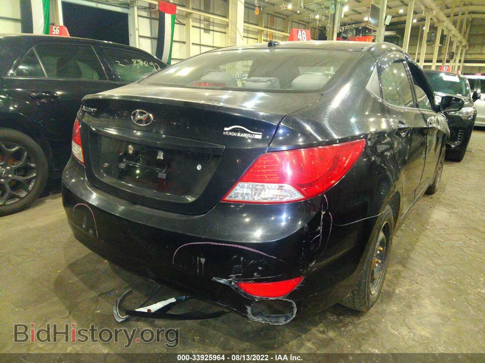 2012 HYUNDAI ACCENT - VIN: 00HCT4AE3CU152160 - Фото 4