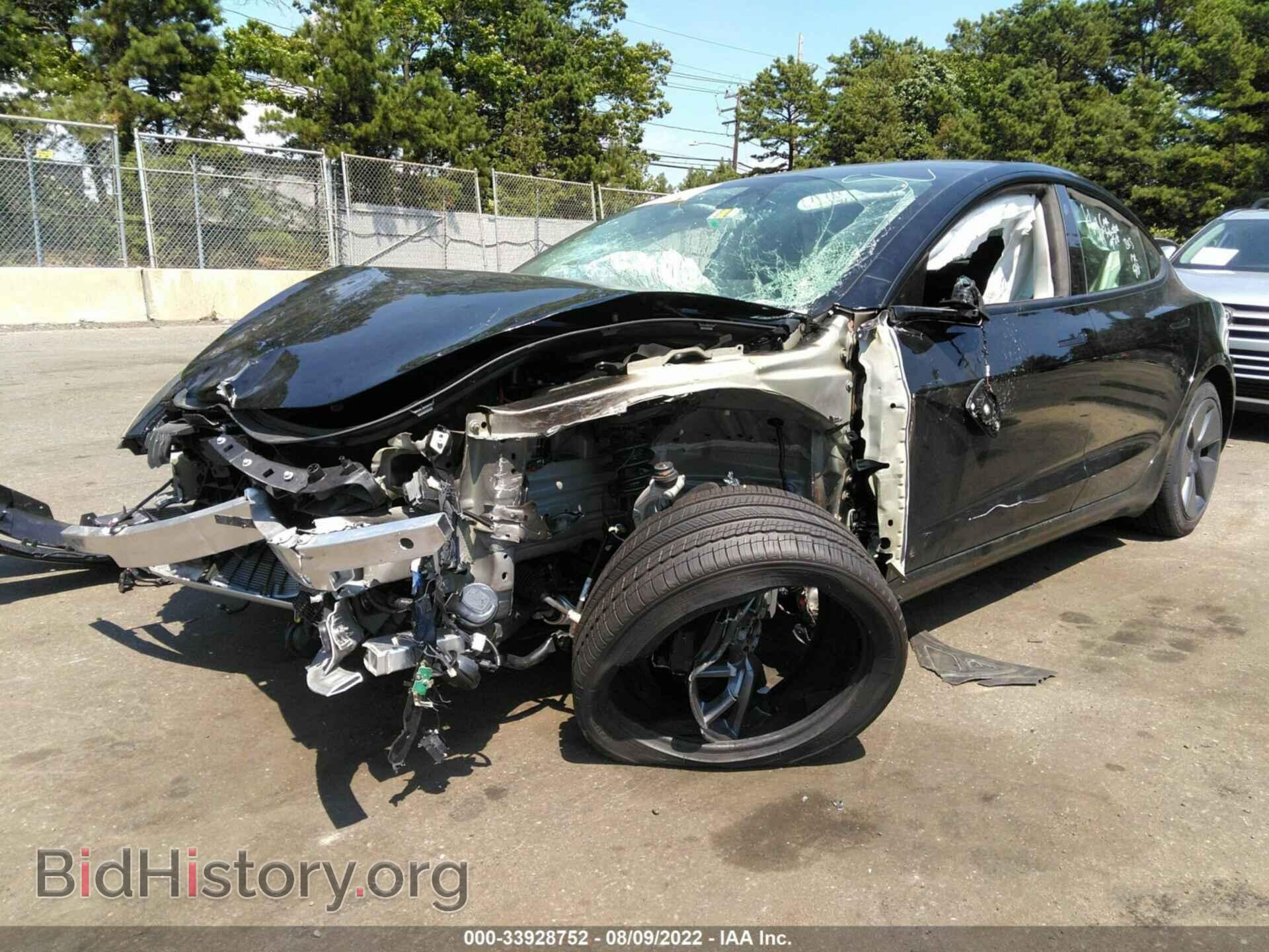 2022 TESLA MODEL 3 - VIN: 5YJ3E1EB6NF187882 - Фото 2