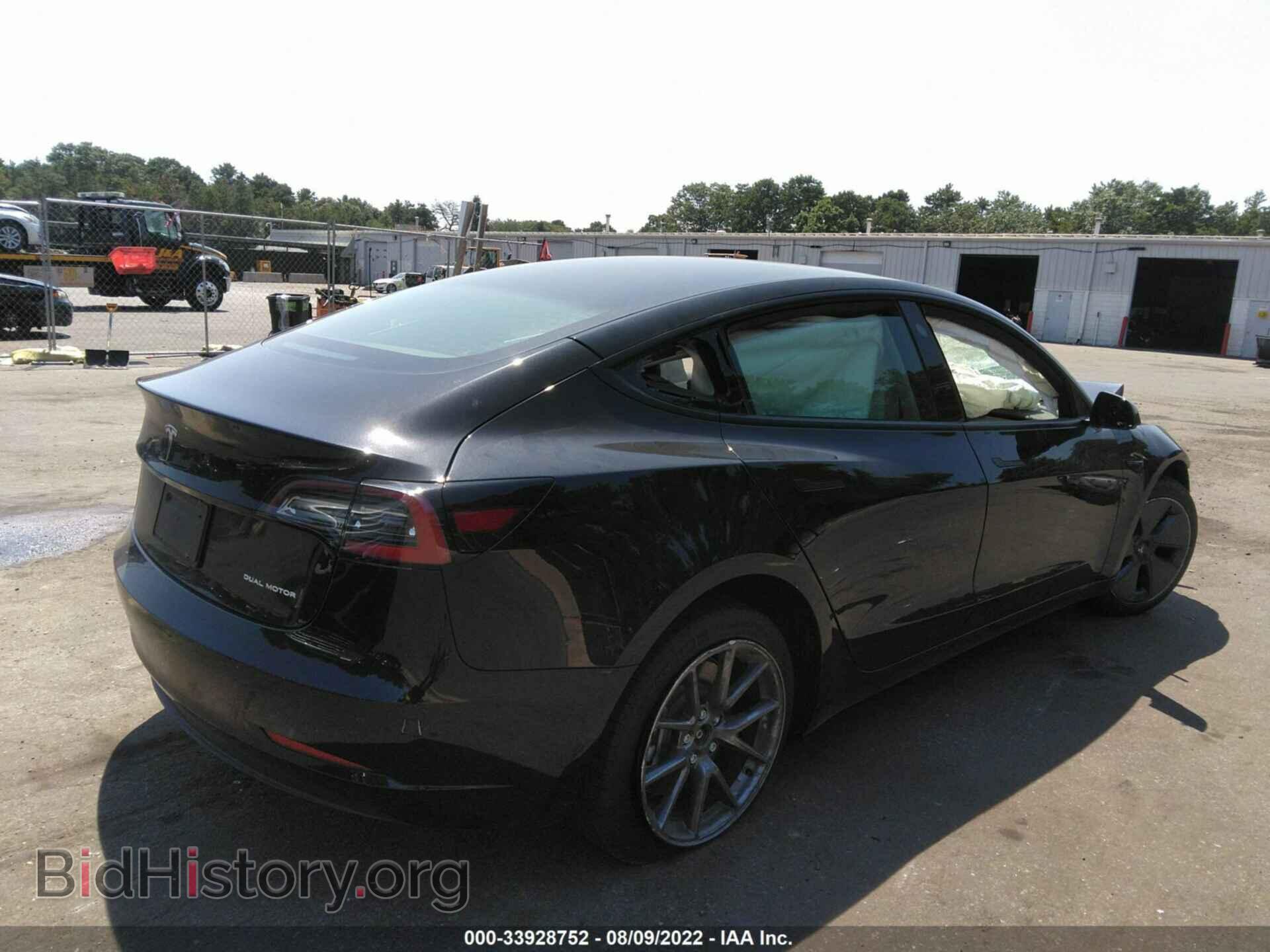 2022 TESLA MODEL 3 - VIN: 5YJ3E1EB6NF187882 - Фото 4
