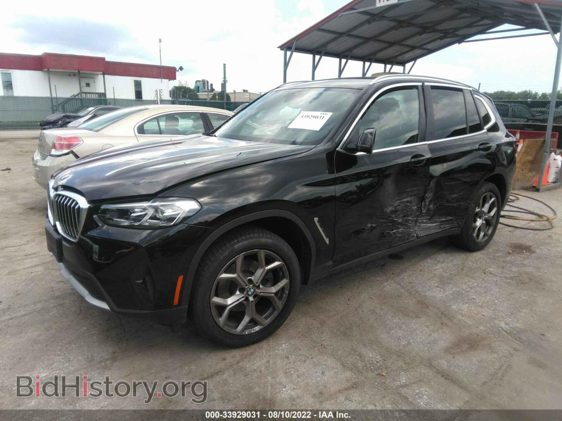 2022 BMW X3 - VIN: 5UX53DP03N9K02469 - Фото 2