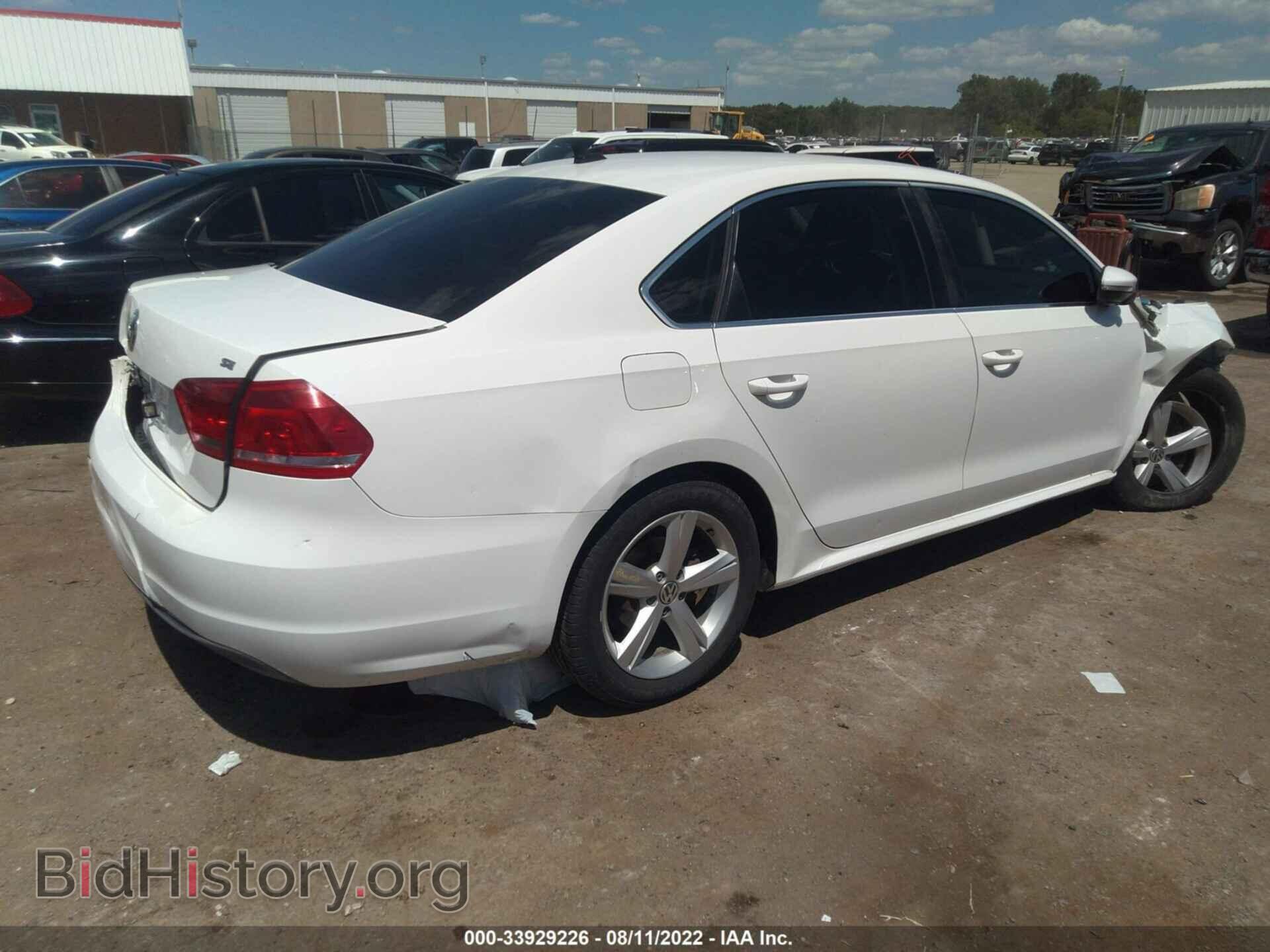 2012 VOLKSWAGEN PASSAT - VIN: 1VWBP7A36CC044557 - Фото 4