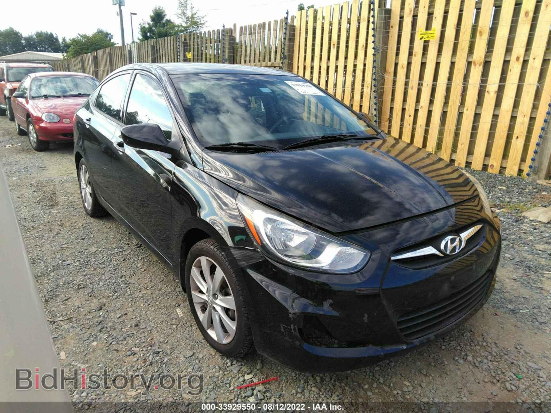 Фотография KMHCU4AEXCU181765 - HYUNDAI ACCENT 2012