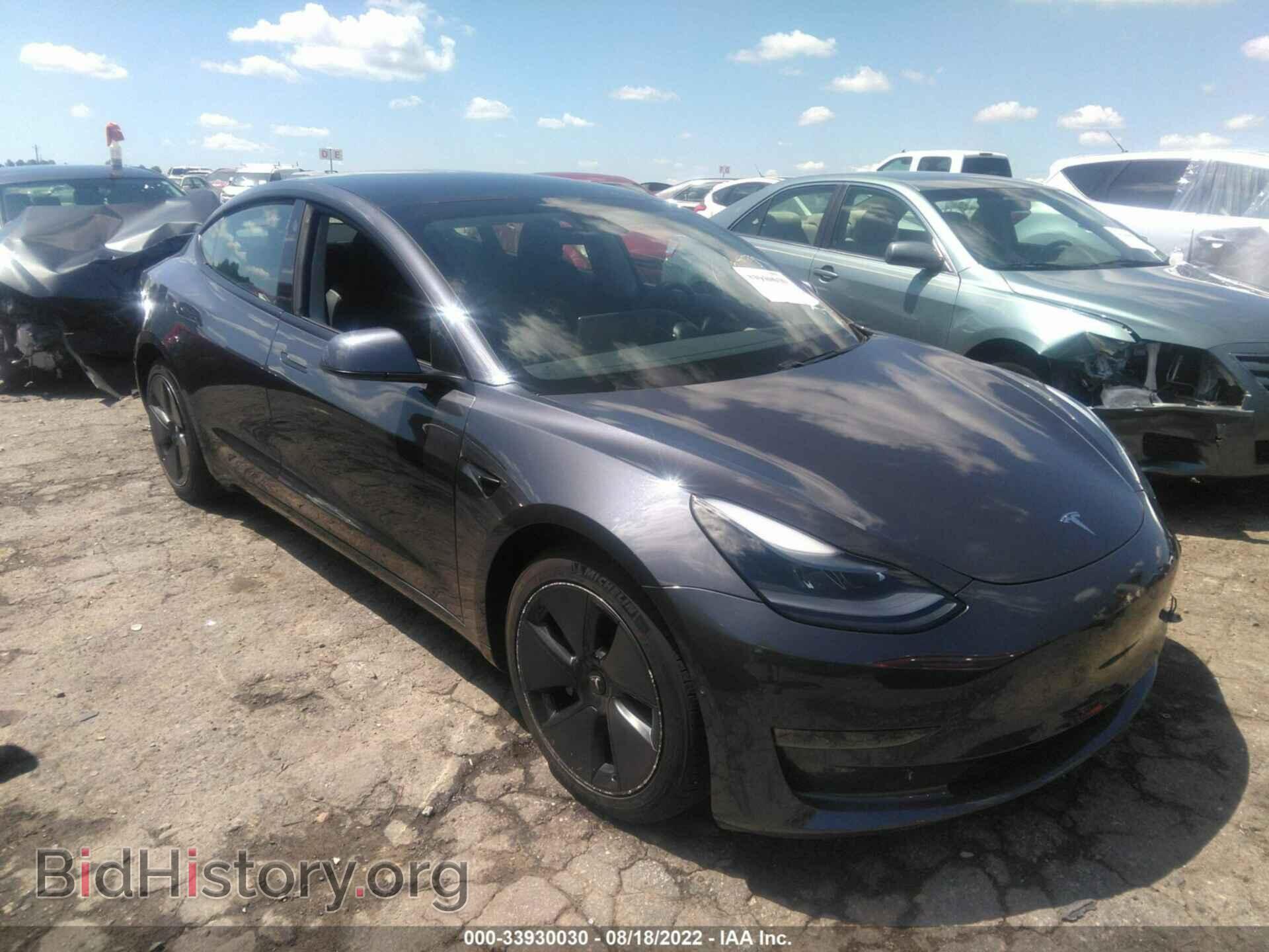 Photo 5YJ3E1EB2MF974407 - TESLA MODEL 3 2021