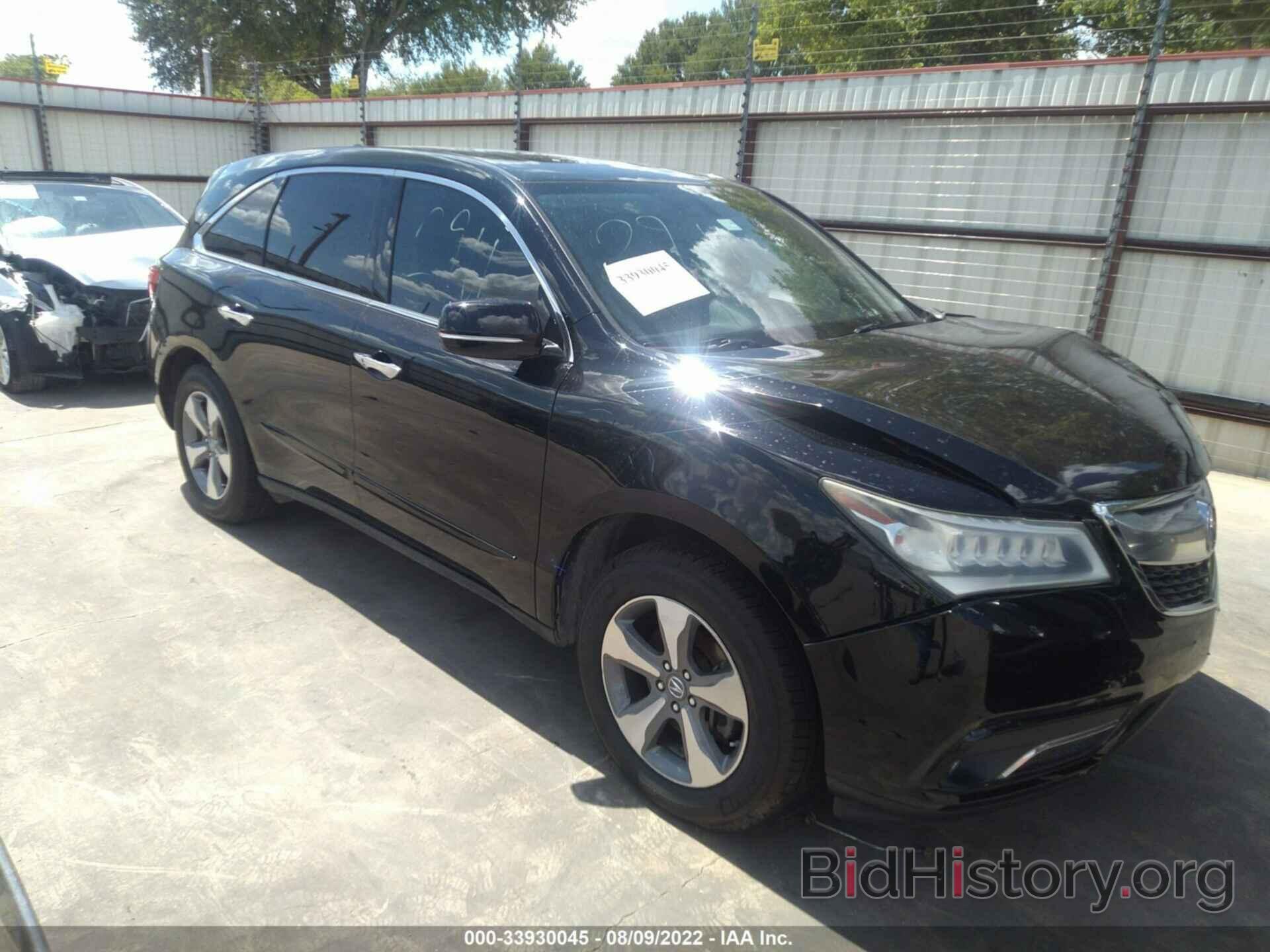 Фотография 5FRYD3H23EB012911 - ACURA MDX 2014