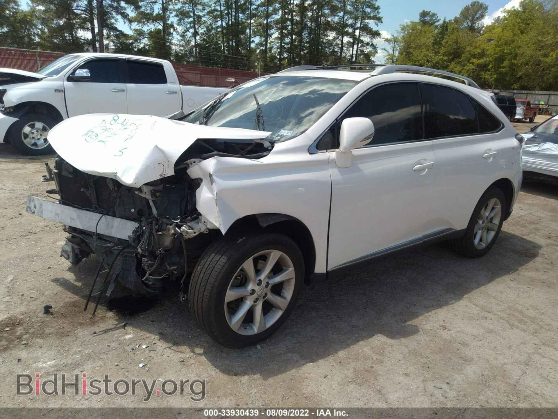 2010 LEXUS RX 350 - VIN: 2T2BK1BA2AC069824 - Фото 2