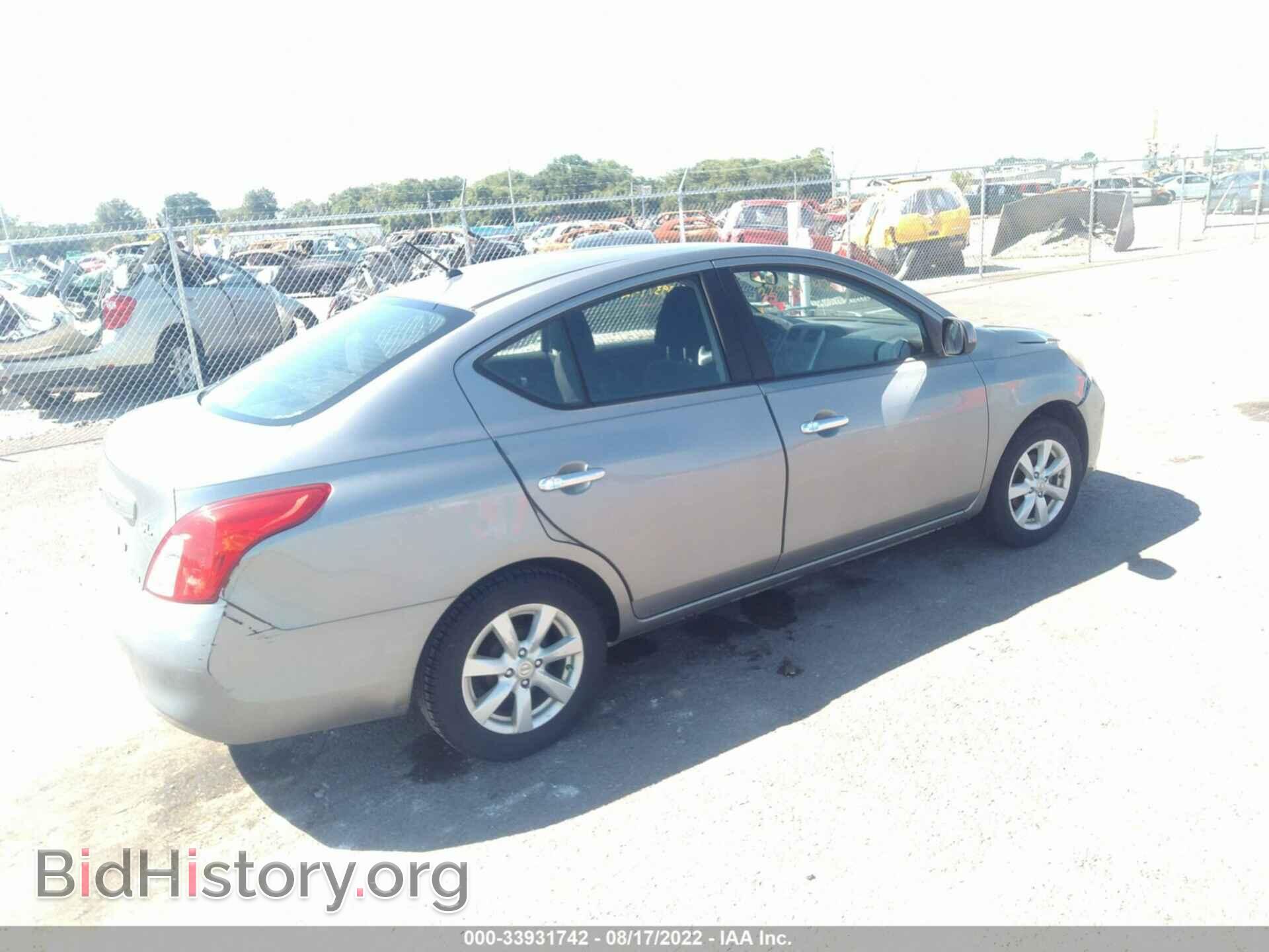 2012 NISSAN VERSA - VIN: 3N1CN7AP1CL802389 - Фото 4