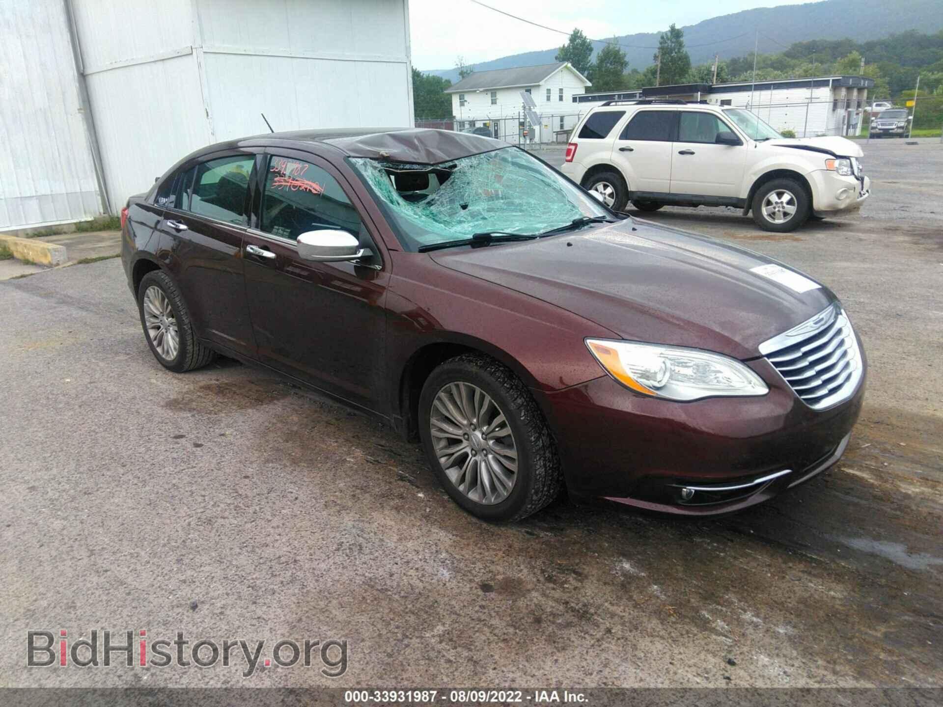 Фотография 1C3CCBCBXCN284570 - CHRYSLER 200 2012