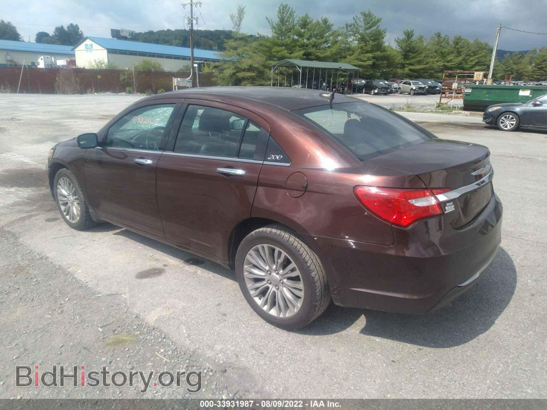2012 CHRYSLER 200 - VIN: 1C3CCBCBXCN284570 - Фото 3
