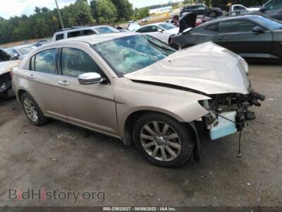 2013 Chrysler 200 Limited, темно-синий — VIN 1C3CCBCG1DN571034, IAAI