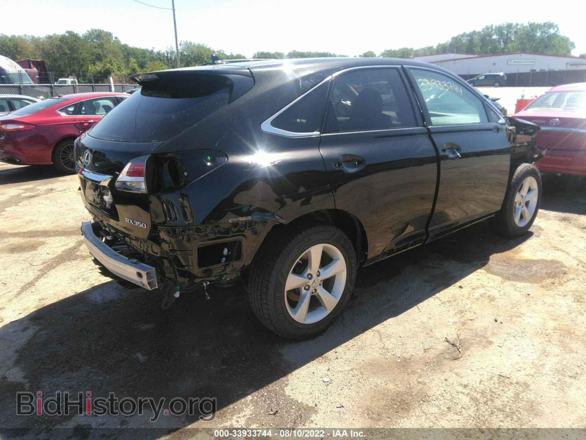 2013 LEXUS RX 350 - VIN: 2T2BK1BA5DC211099 - Фото 4