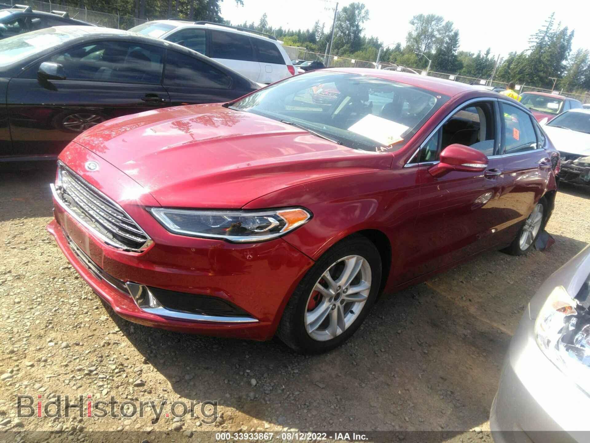 2018 FORD FUSION - VIN: 3FA6P0HD5JR176093 - Фото 2