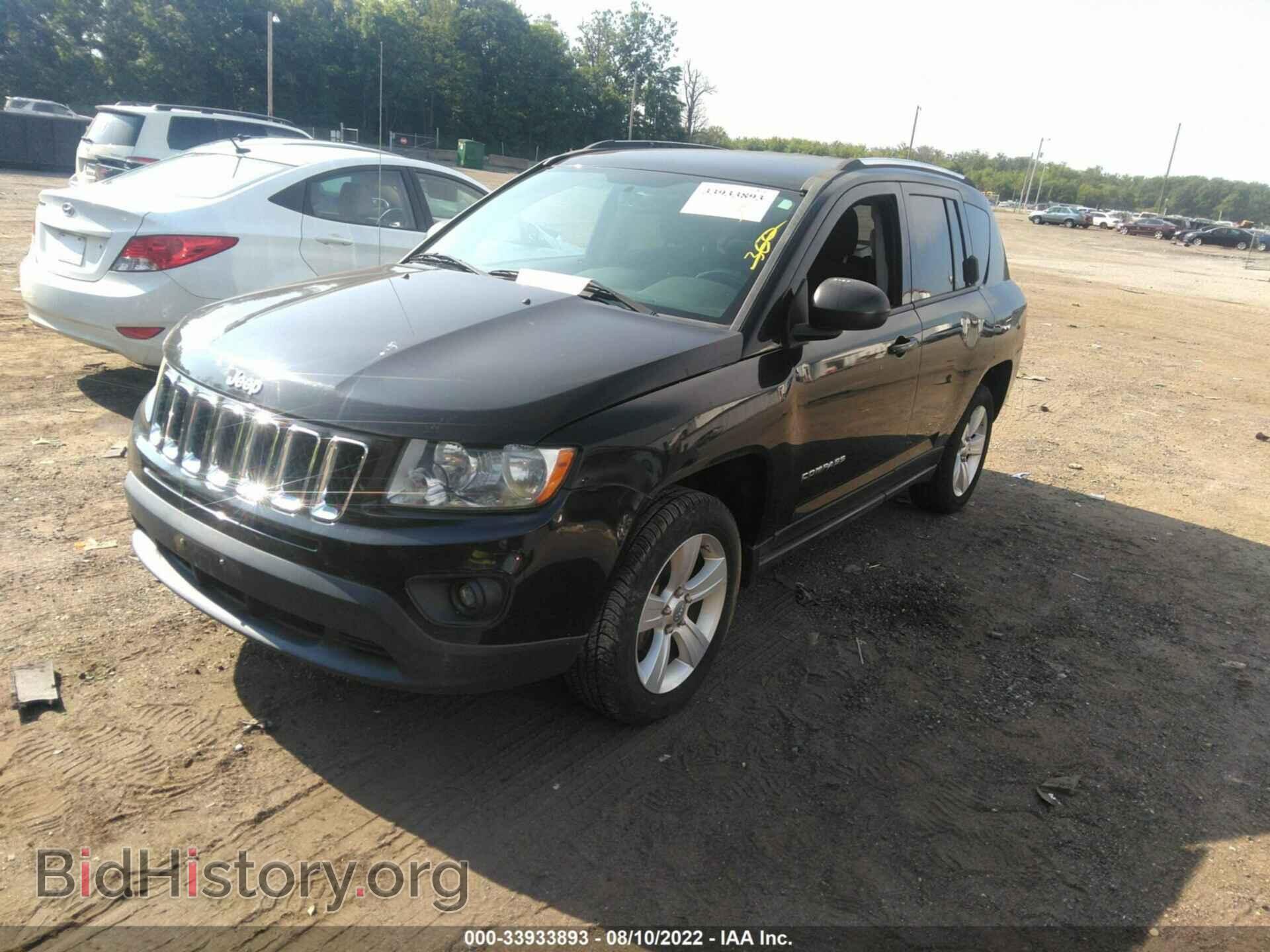 2012 JEEP COMPASS - VIN: 1C4NJDEB7CD575147 - Фото 2
