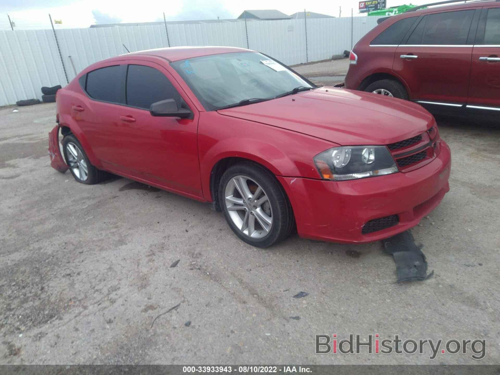 Фотография 1C3CDZAB9EN228339 - DODGE AVENGER 2014