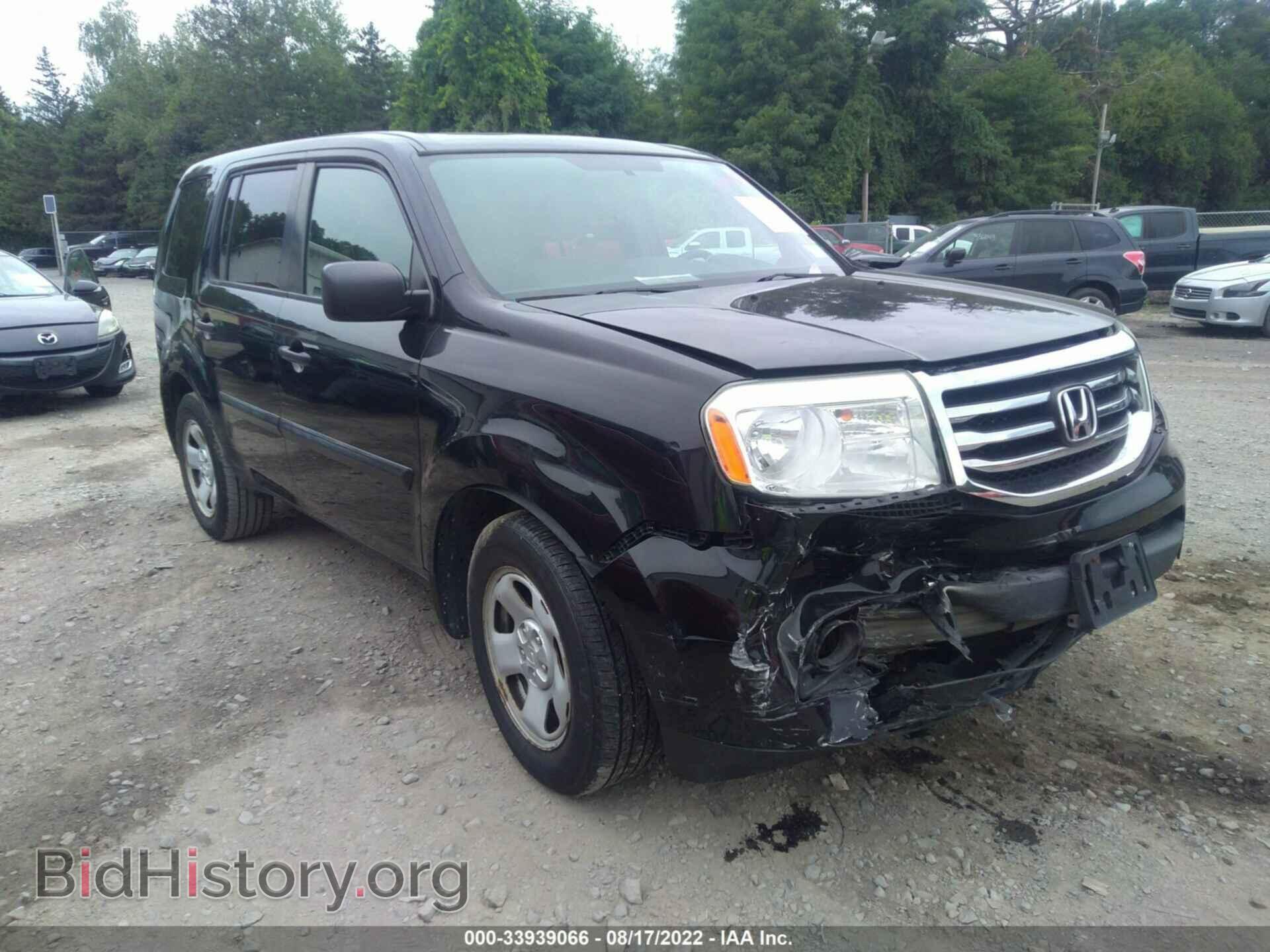 Фотография 5FNYF4H2XDB038843 - HONDA PILOT 2013