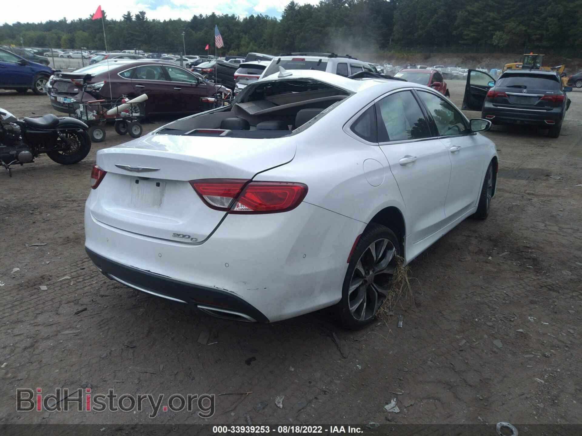 2015 CHRYSLER 200 - VIN: 1C3CCCCG5FN570462 - Фото 4