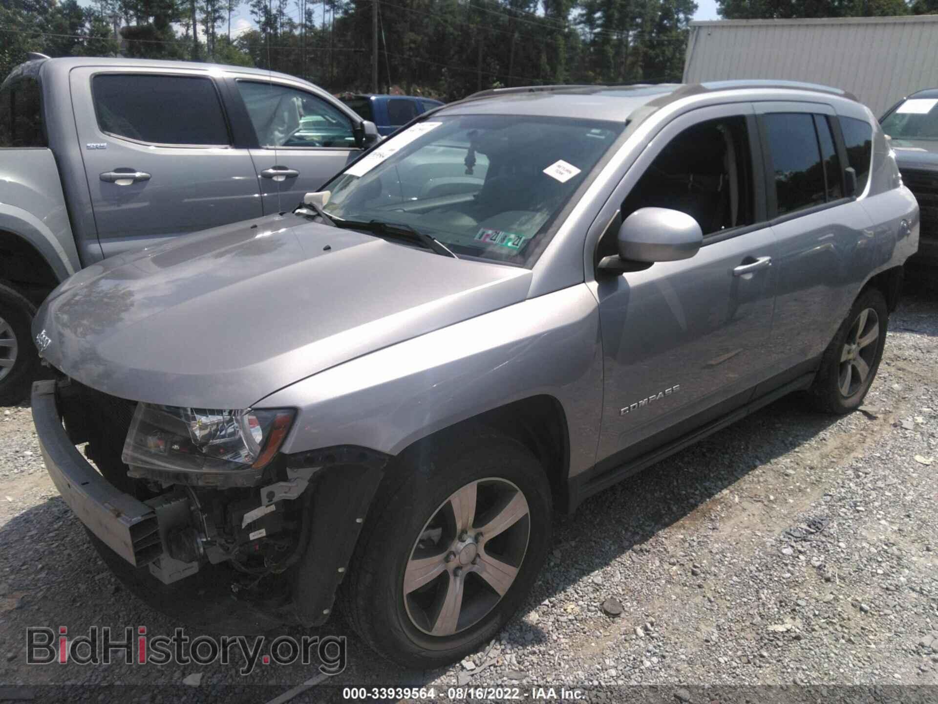 2016 JEEP COMPASS - VIN: 1C4NJDEB1GD573304 - Фото 2