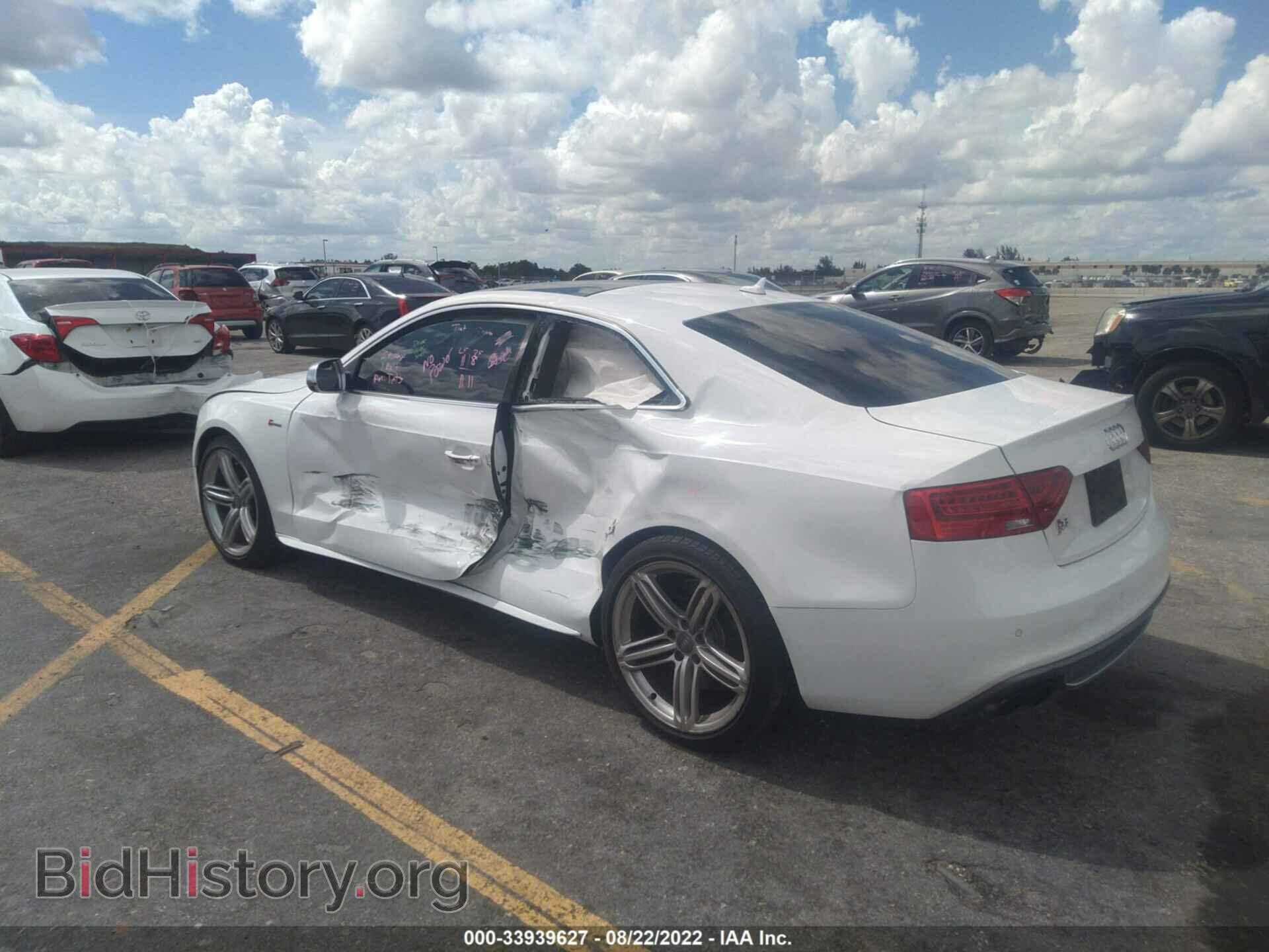 2013 AUDI S5 - VIN: WAUCGAFRXDA015932 - Photo 3