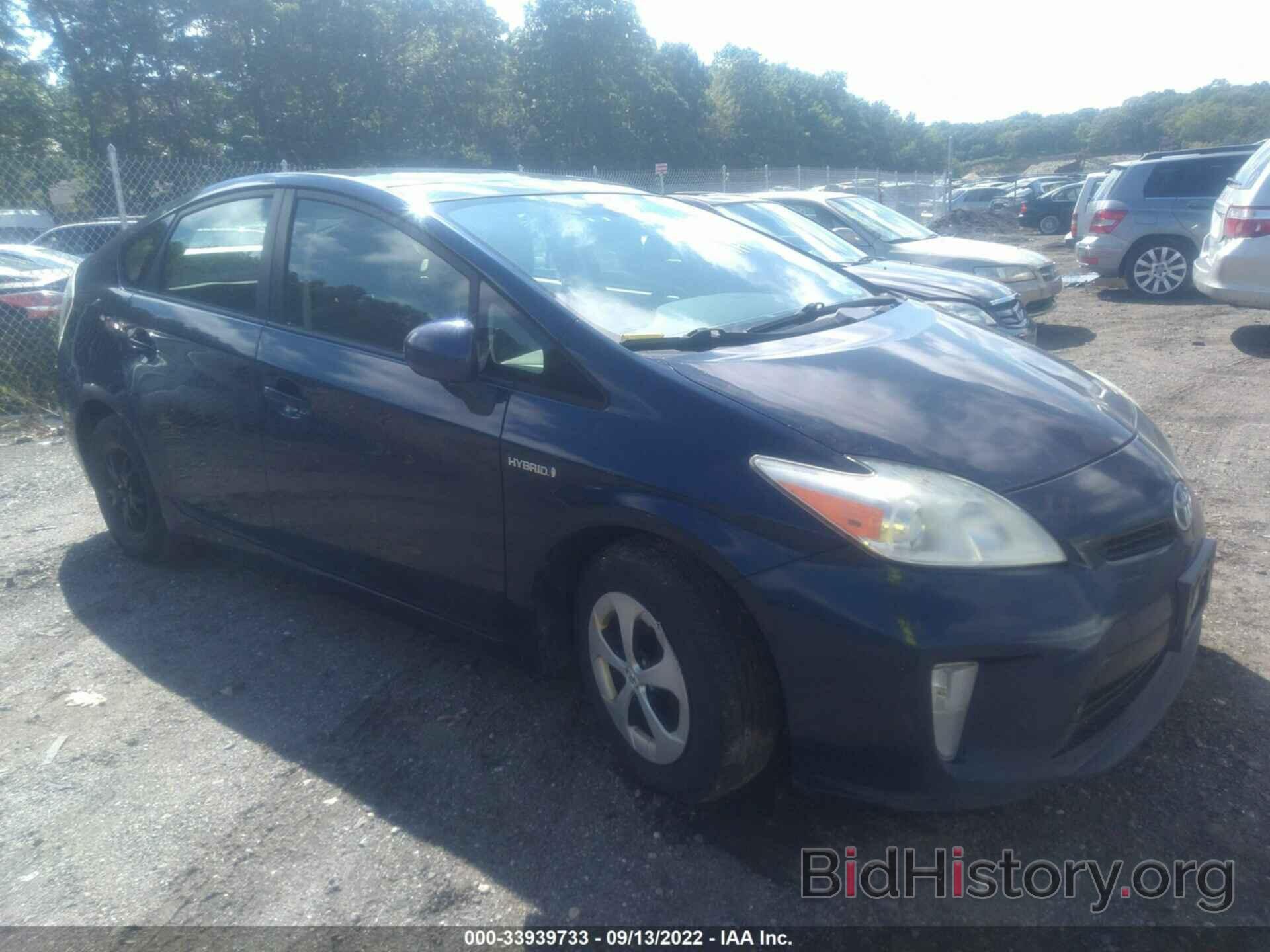 Photo JTDKN3DU0C1522120 - TOYOTA PRIUS 2012