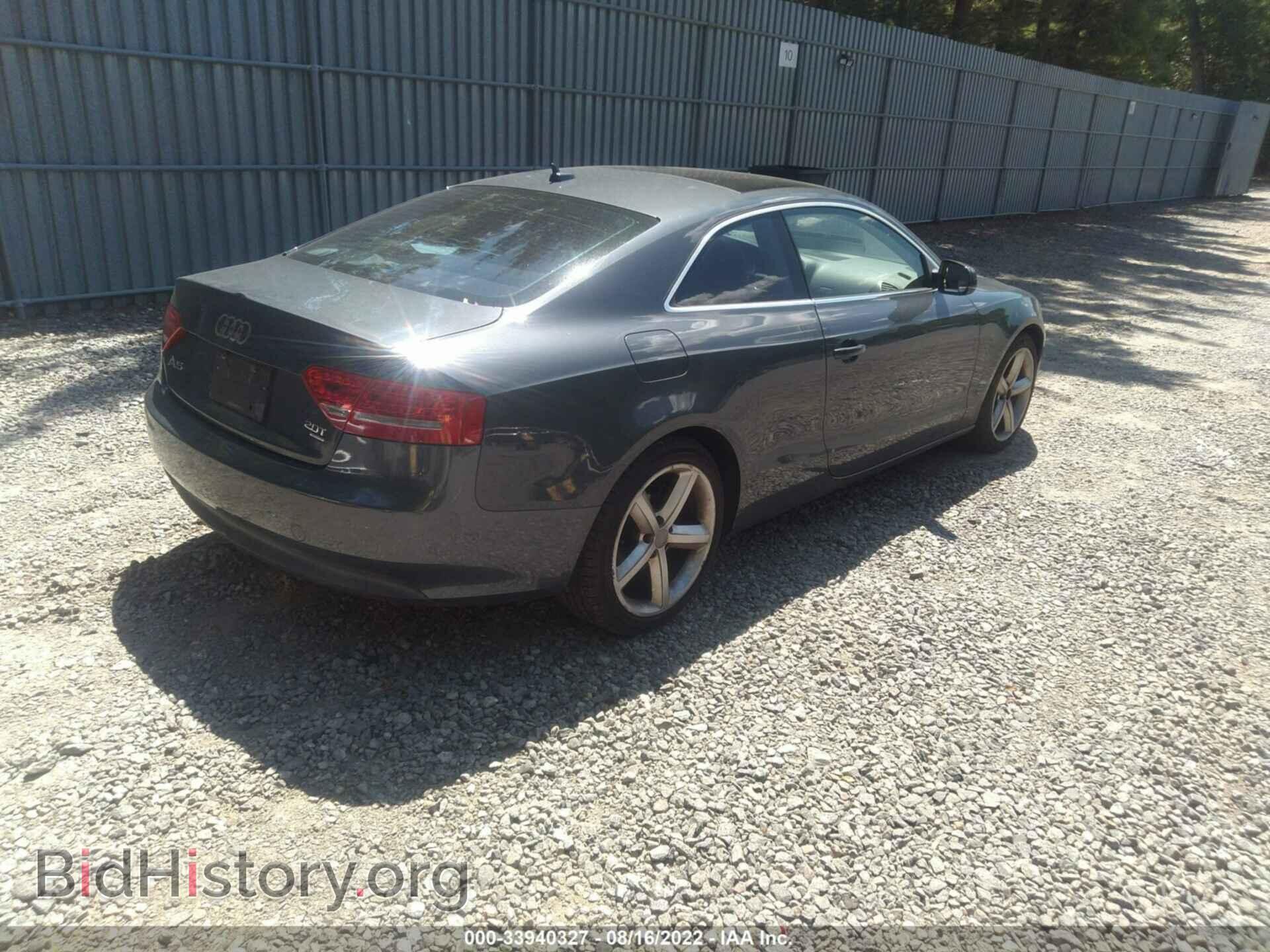 2010 AUDI A5 - VIN: WAULFAFR7AA063340 - Фото 4