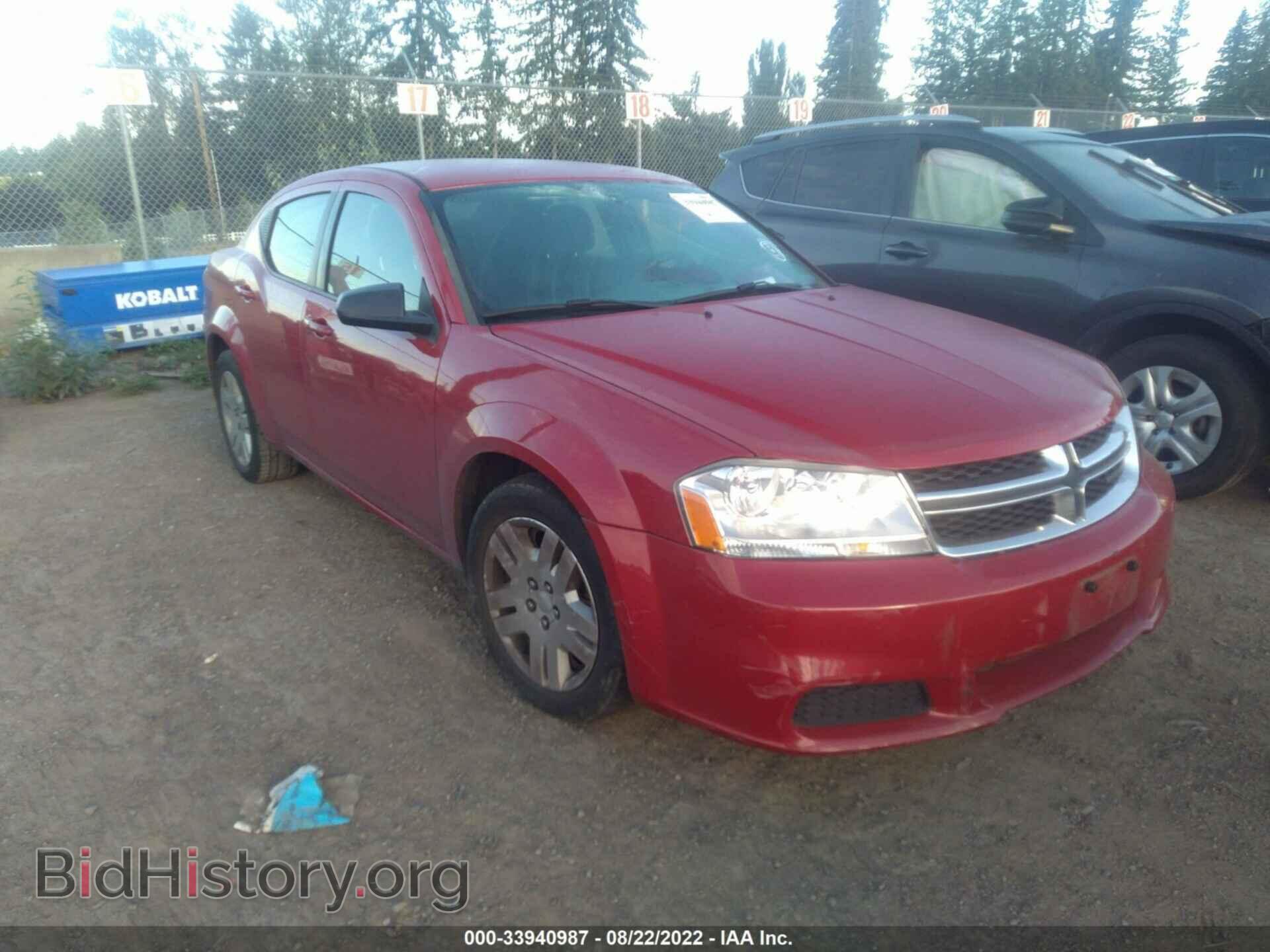 Photo 1C3CDZAB1CN272753 - DODGE AVENGER 2012