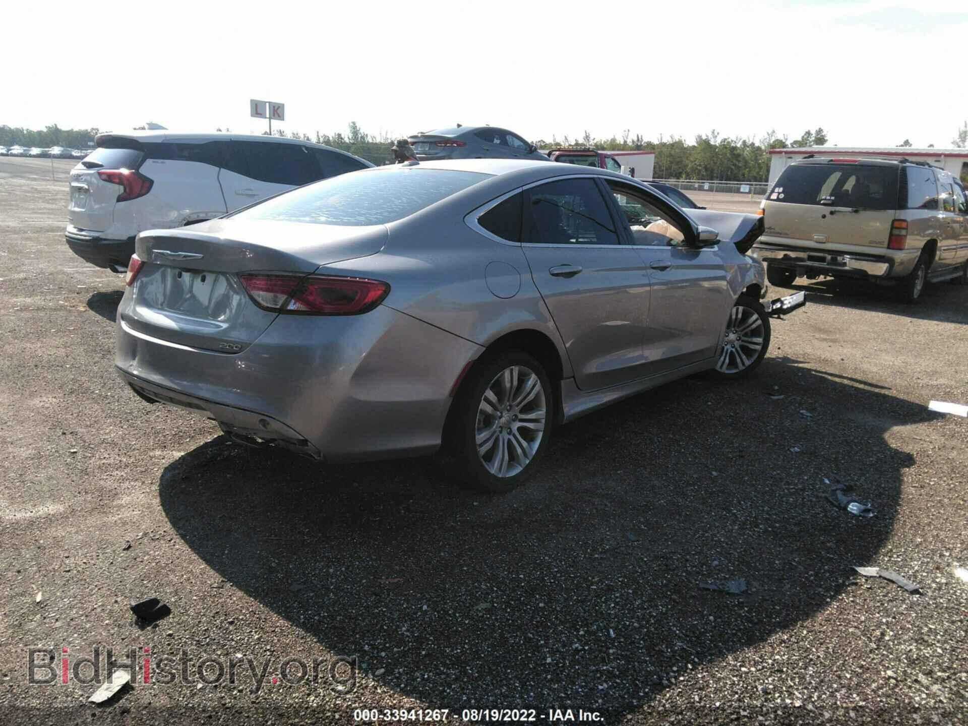 2015 CHRYSLER 200 - VIN: 1C3CCCAB5FN747132 - Фото 4