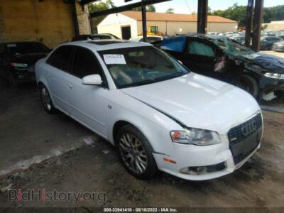 2008 Audi A4 2.0T Quattro, белый — VIN WAUDF78EX8A163881, IAAI