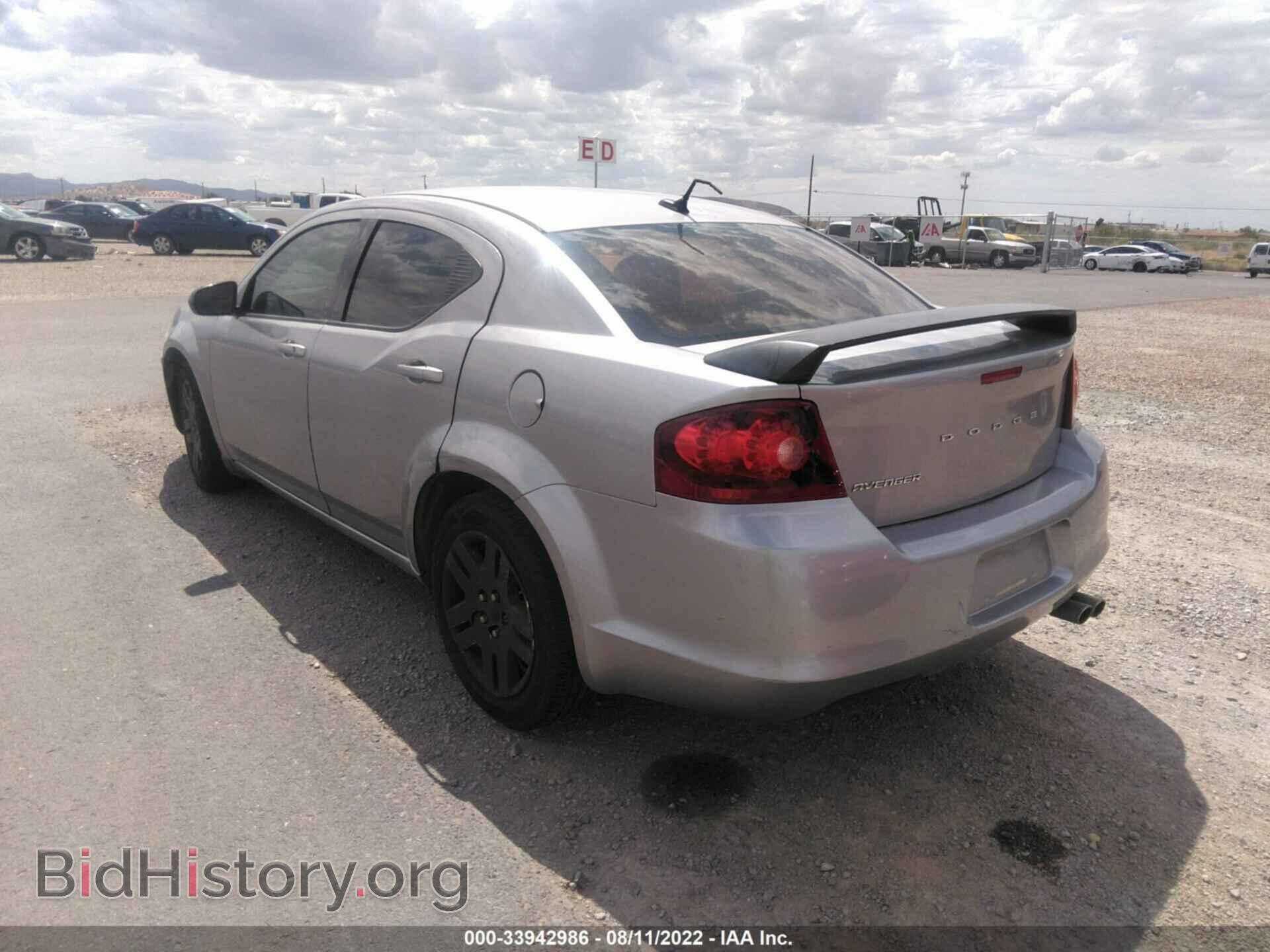 2013 DODGE AVENGER - VIN: 1C3CDZAB6DN548183 - Фото 3