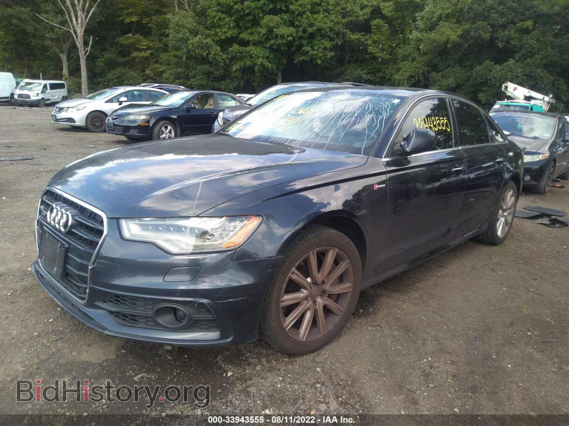 2012 AUDI A6 - VIN: WAUJGBFC4CN052944 - Фото 2