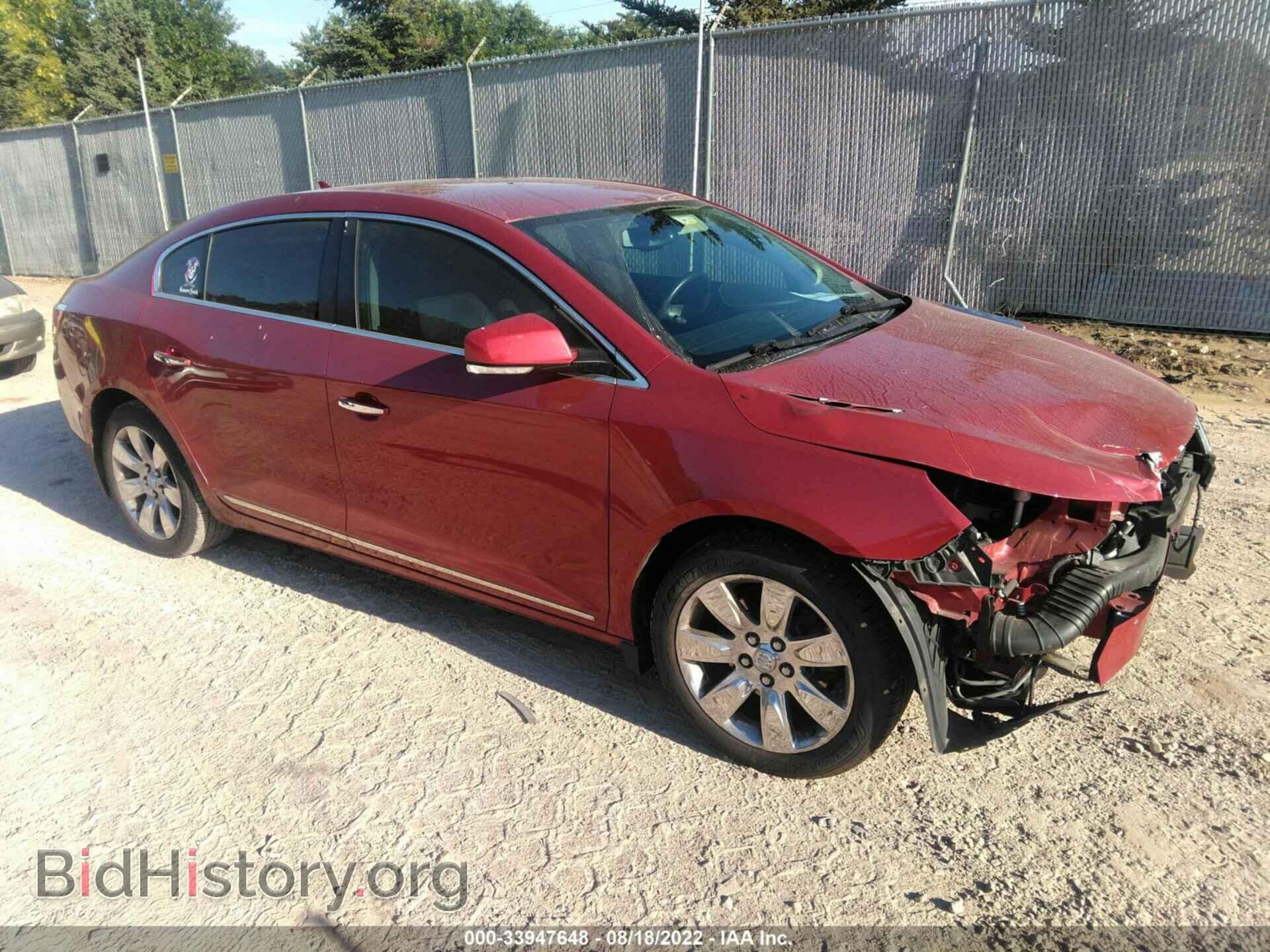 Фотография 1G4GD5G34CF323075 - BUICK LACROSSE 2012