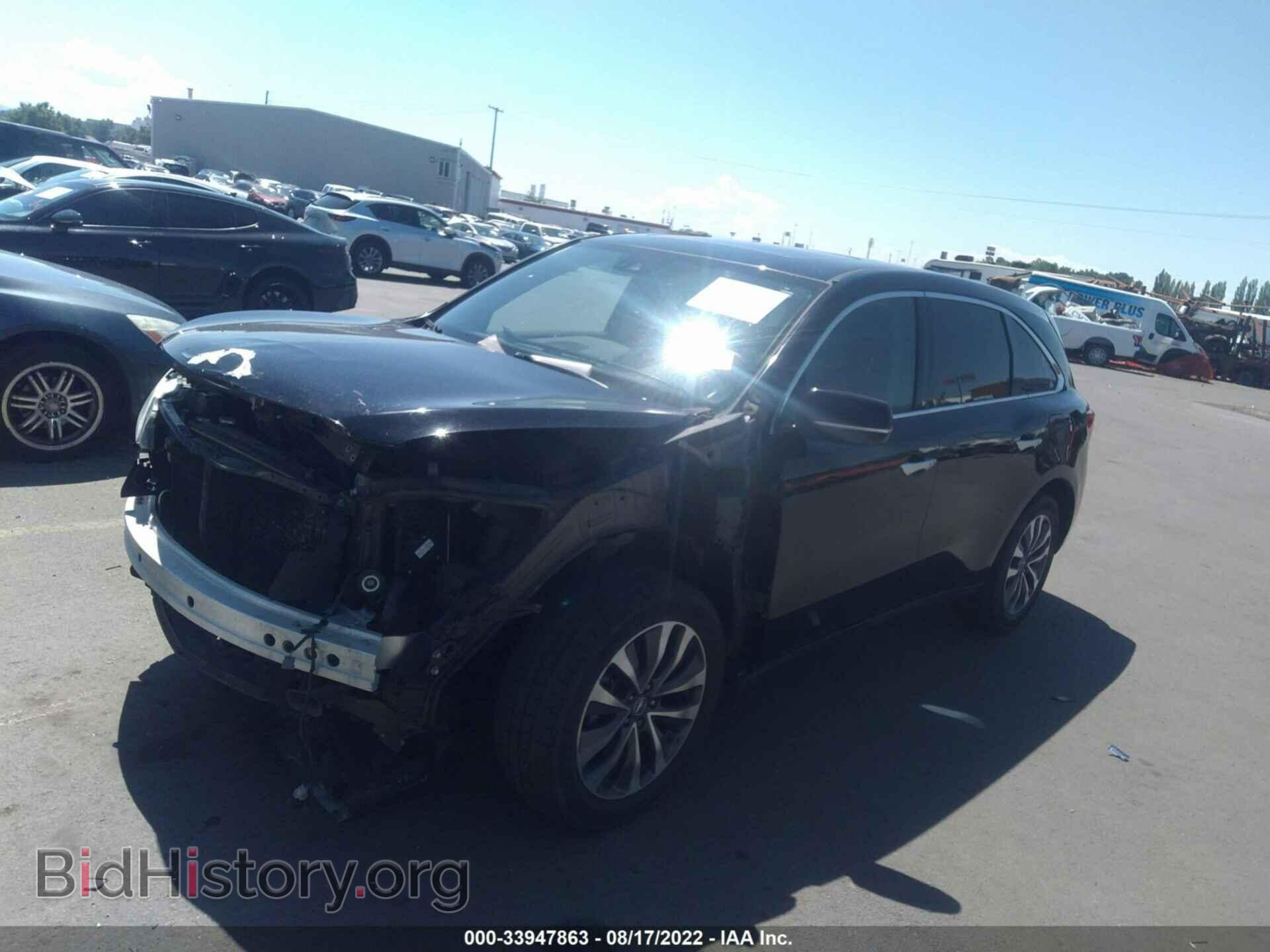 2016 ACURA MDX - VIN: 5FRYD4H47GB023050 - Фото 2