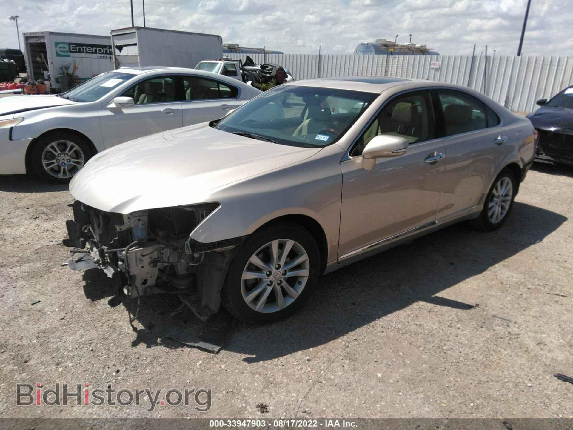 2011 LEXUS ES 350 - VIN: JTHBK1EG9B2447365 - Фото 2