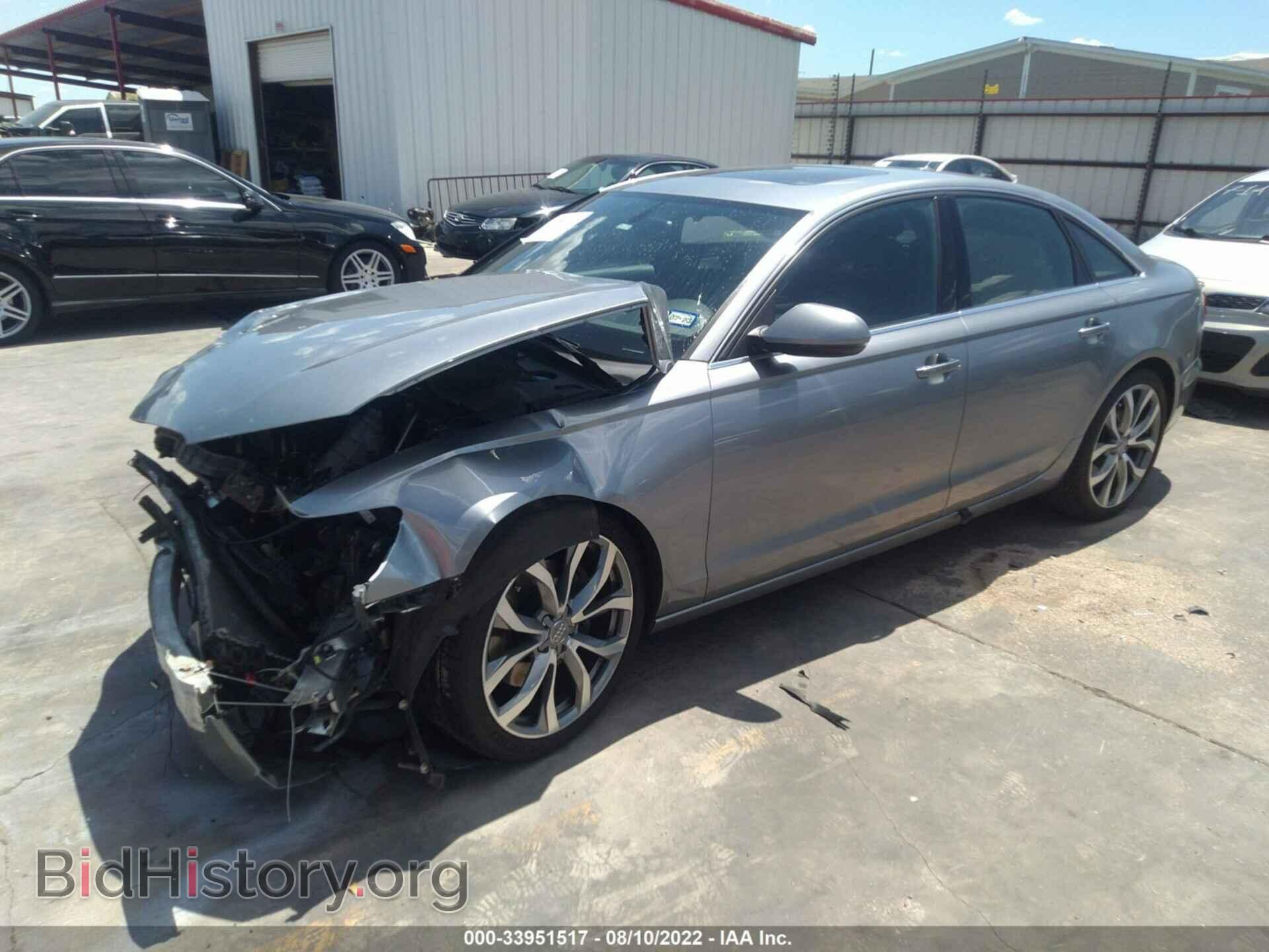 2014 AUDI A6 - VIN: WAUGFAFC1EN095440 - Фото 2