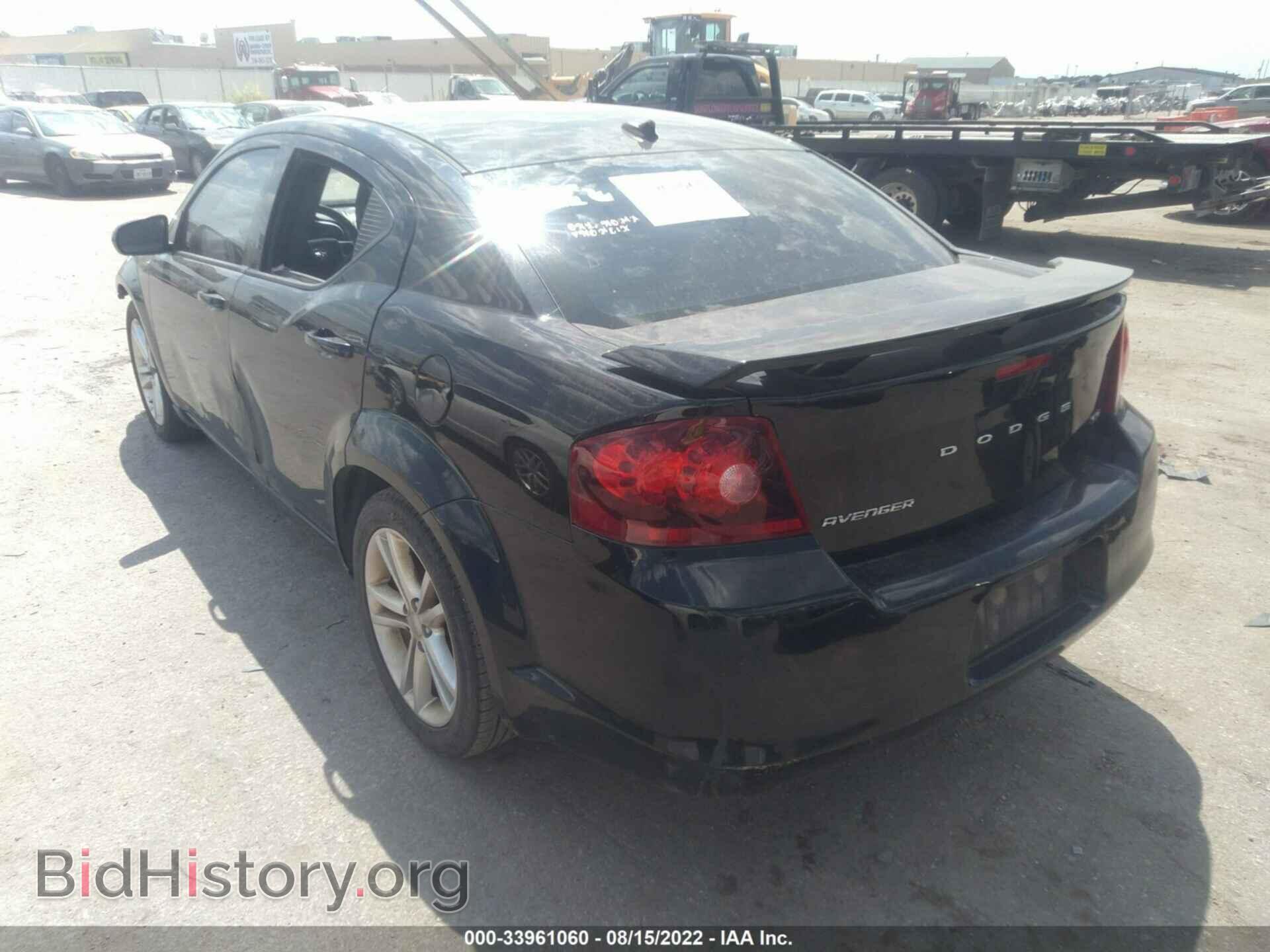 2012 DODGE AVENGER - VIN: 1C3CDZCB6CN198534 - Фото 3