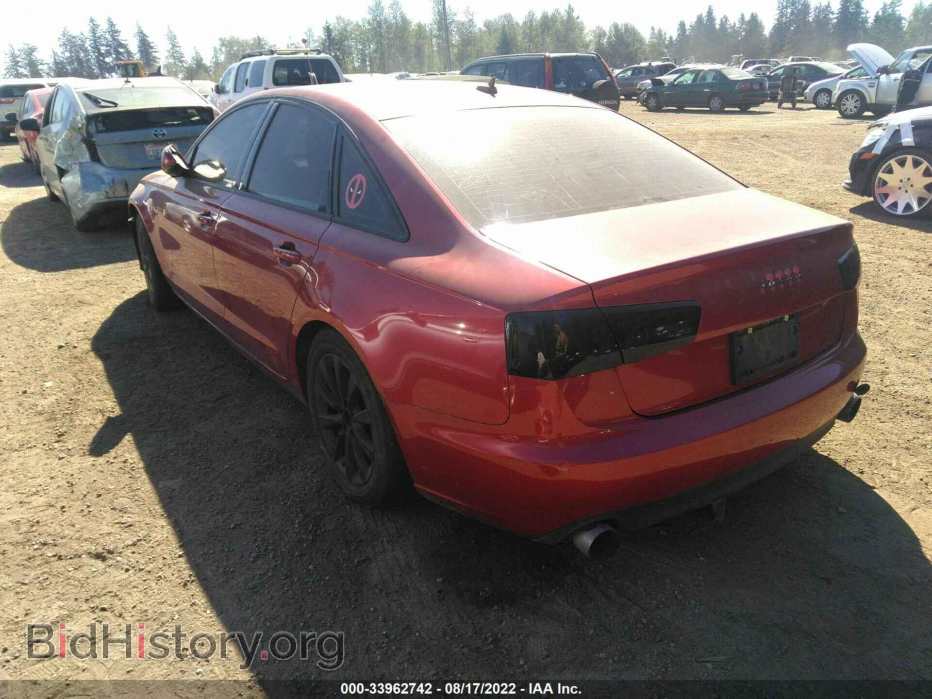 2012 AUDI A6 - VIN: WAUFGAFC7CN132075 - Фото 3